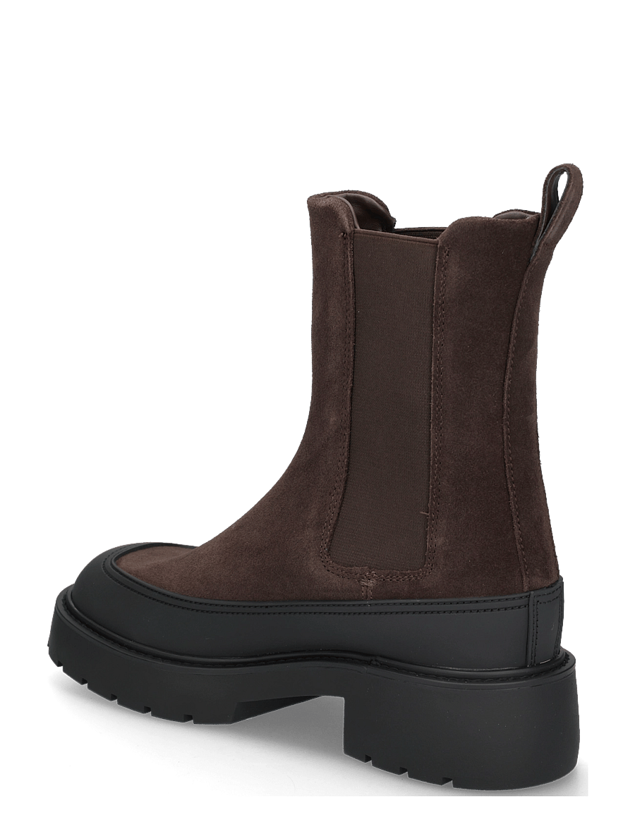 Calvin Klein - CHUNKY CHELSEA BOOT SUE EM - chelsea boots - rocky brown black - 1