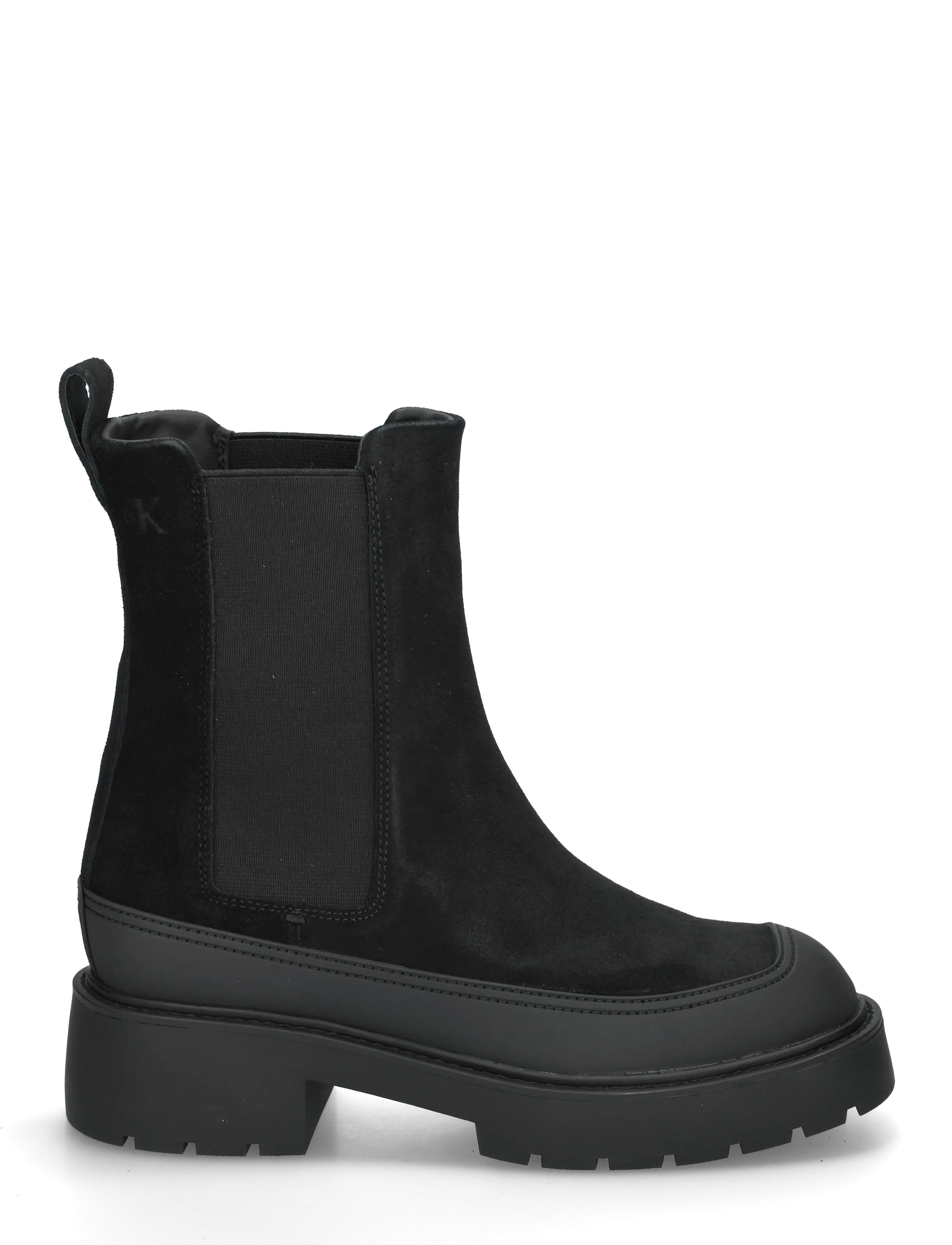 Calvin Klein - CHUNKY CHELSEA BOOT SUE EM - chelsea boots - triple black - 2