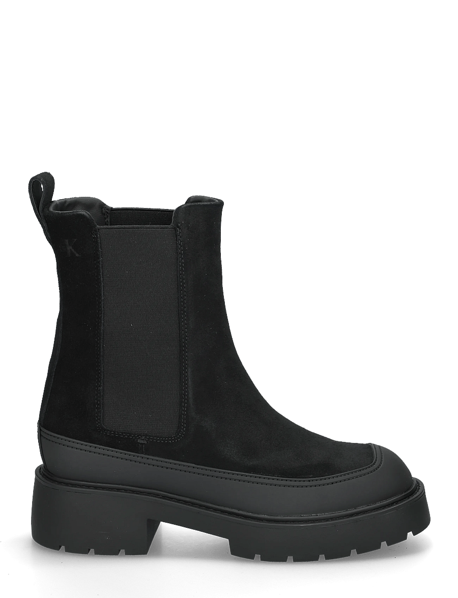 Calvin Klein - CHUNKY CHELSEA BOOT SUE EM - chelsea boots - triple black - 2