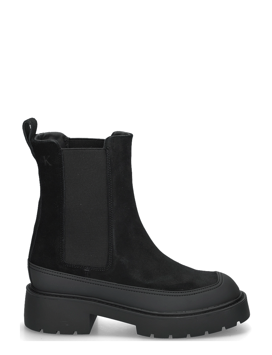 Calvin Klein - CHUNKY CHELSEA BOOT SUE EM - chelsea boots - triple black - 2