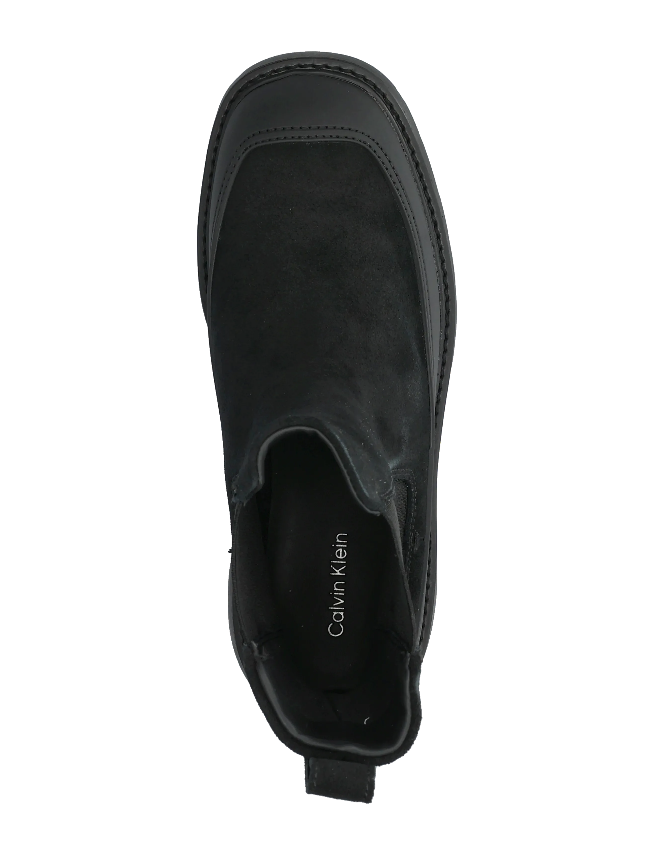 Calvin Klein - CHUNKY CHELSEA BOOT SUE EM - chelsea boots - triple black - 3
