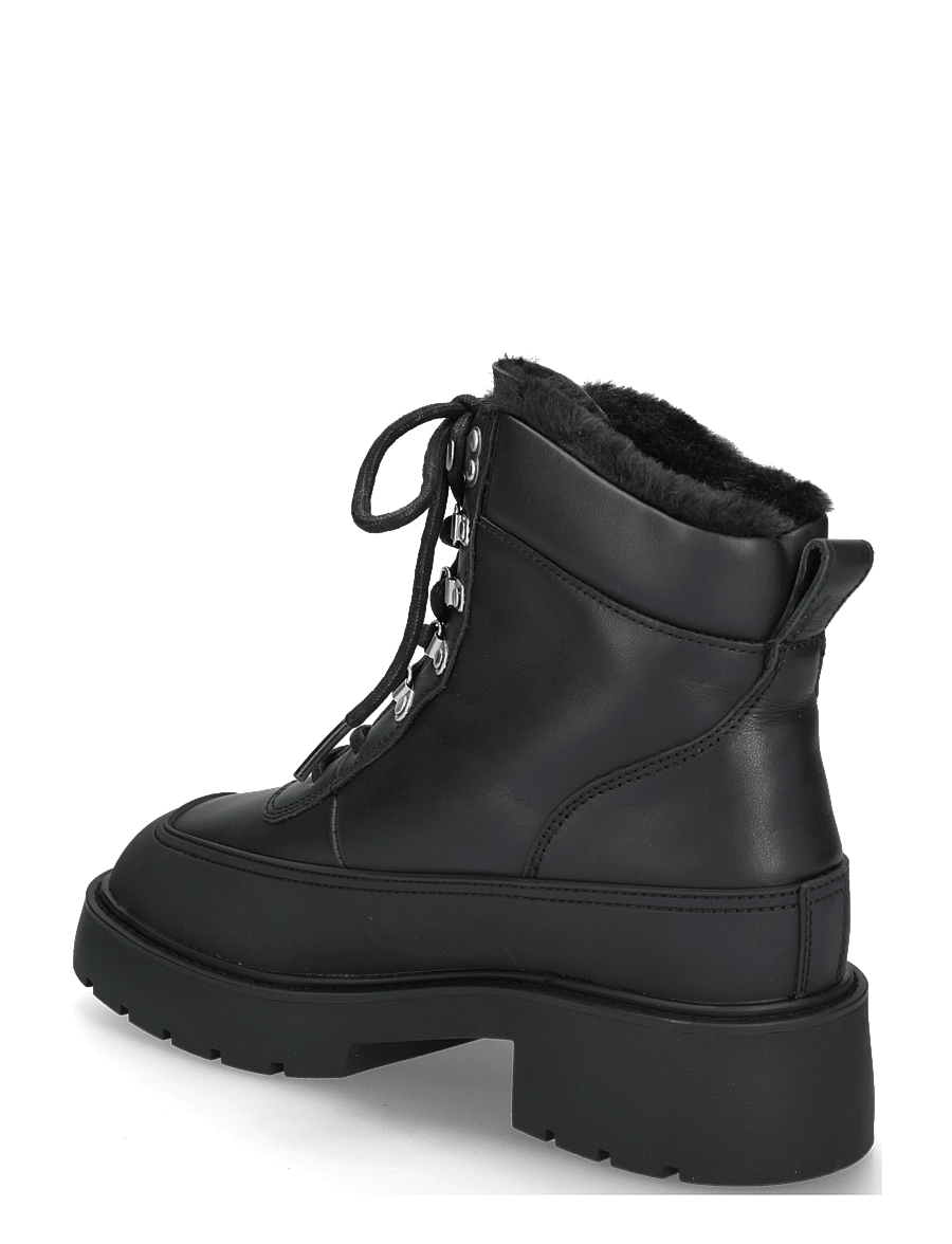 Calvin Klein - CHUNKY HIKING LUP BOOT LTH WL EM - geschnürte stiefel - triple black - 1