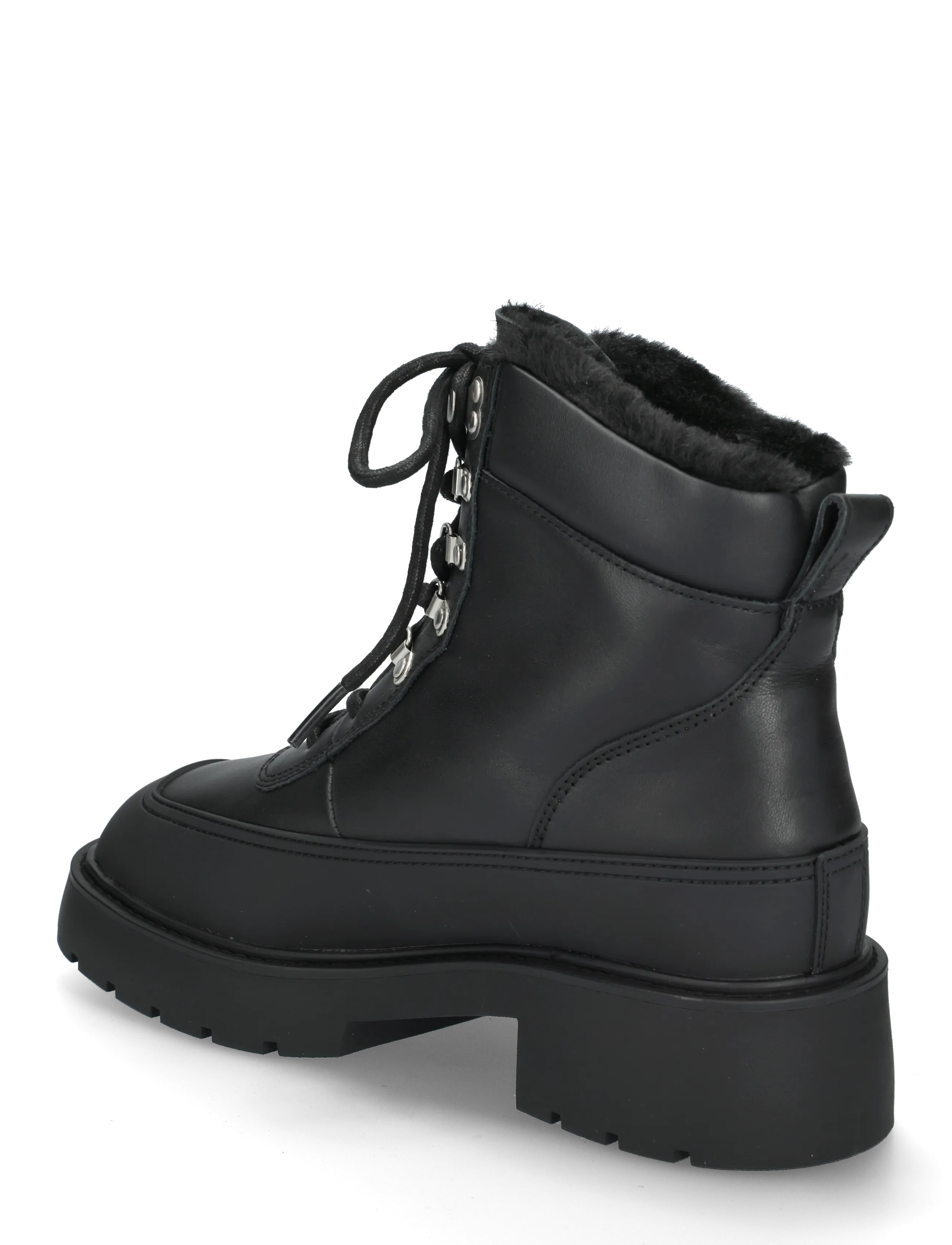 Calvin Klein - CHUNKY HIKING LUP BOOT LTH WL EM - laced boots - triple black - 1