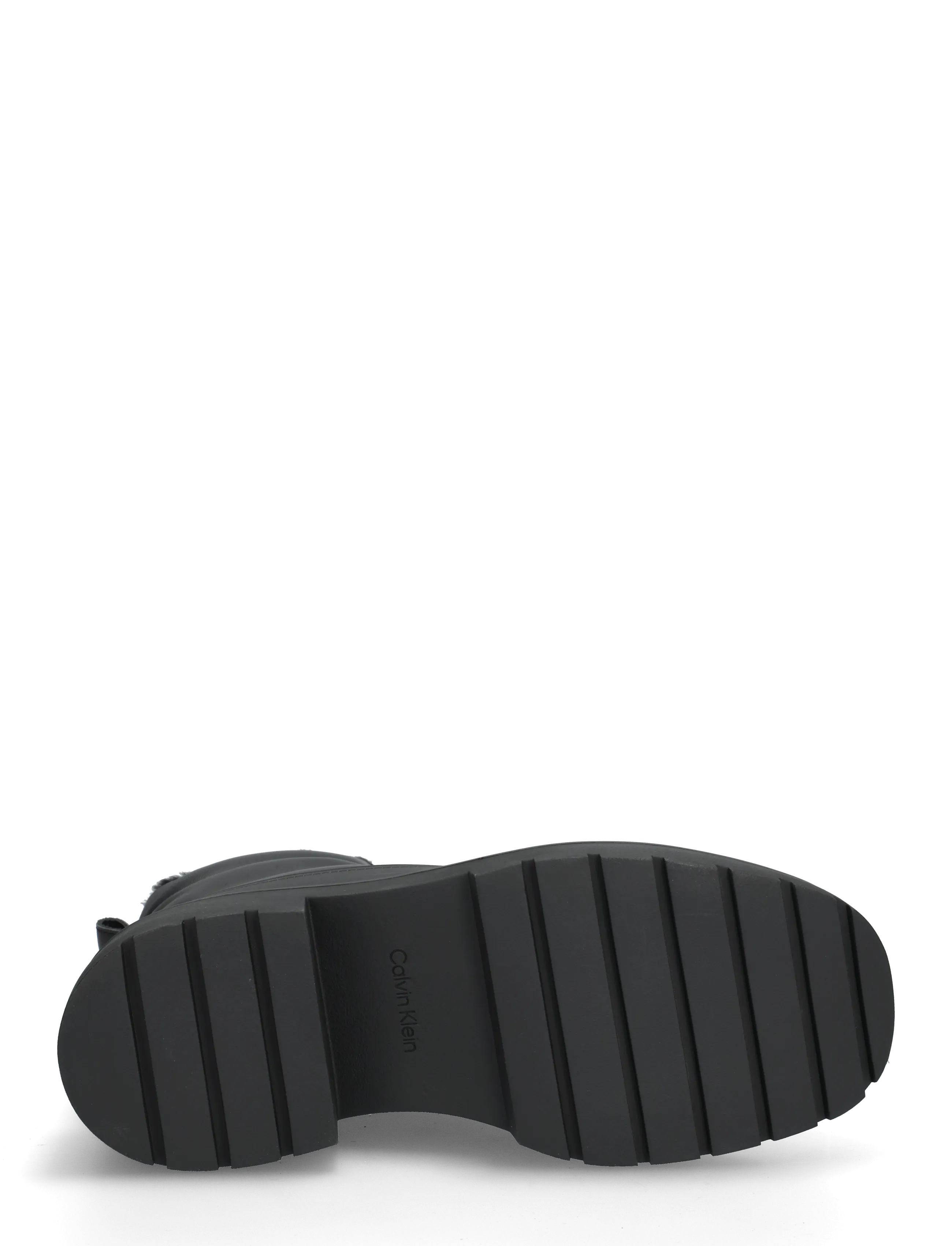Calvin Klein - CHUNKY HIKING LUP BOOT LTH WL EM - laced boots - triple black - 4