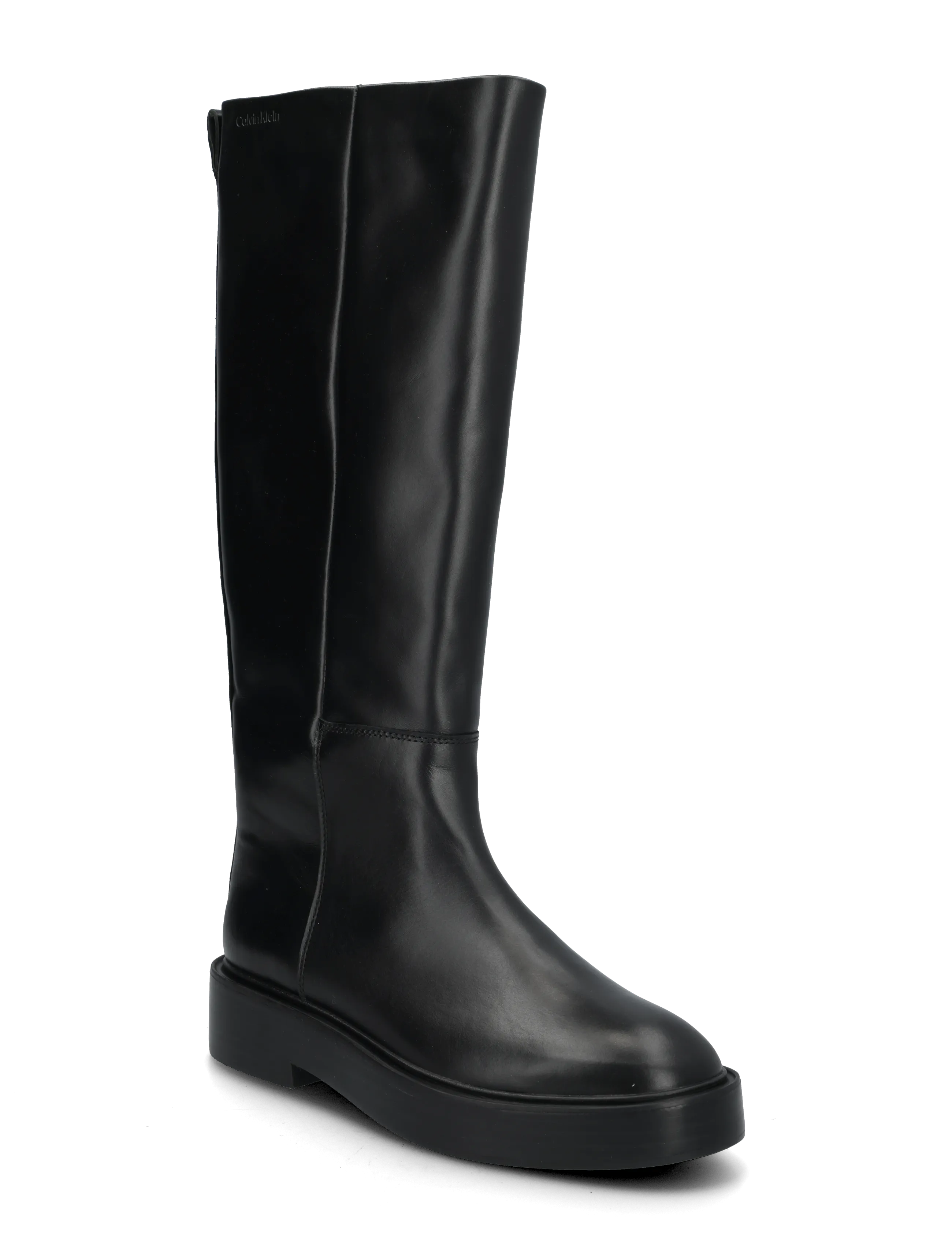 Calvin Klein CONC WELT HIGH BOOT LTH - Hohe Stiefel - TRIPLE BLACK / black