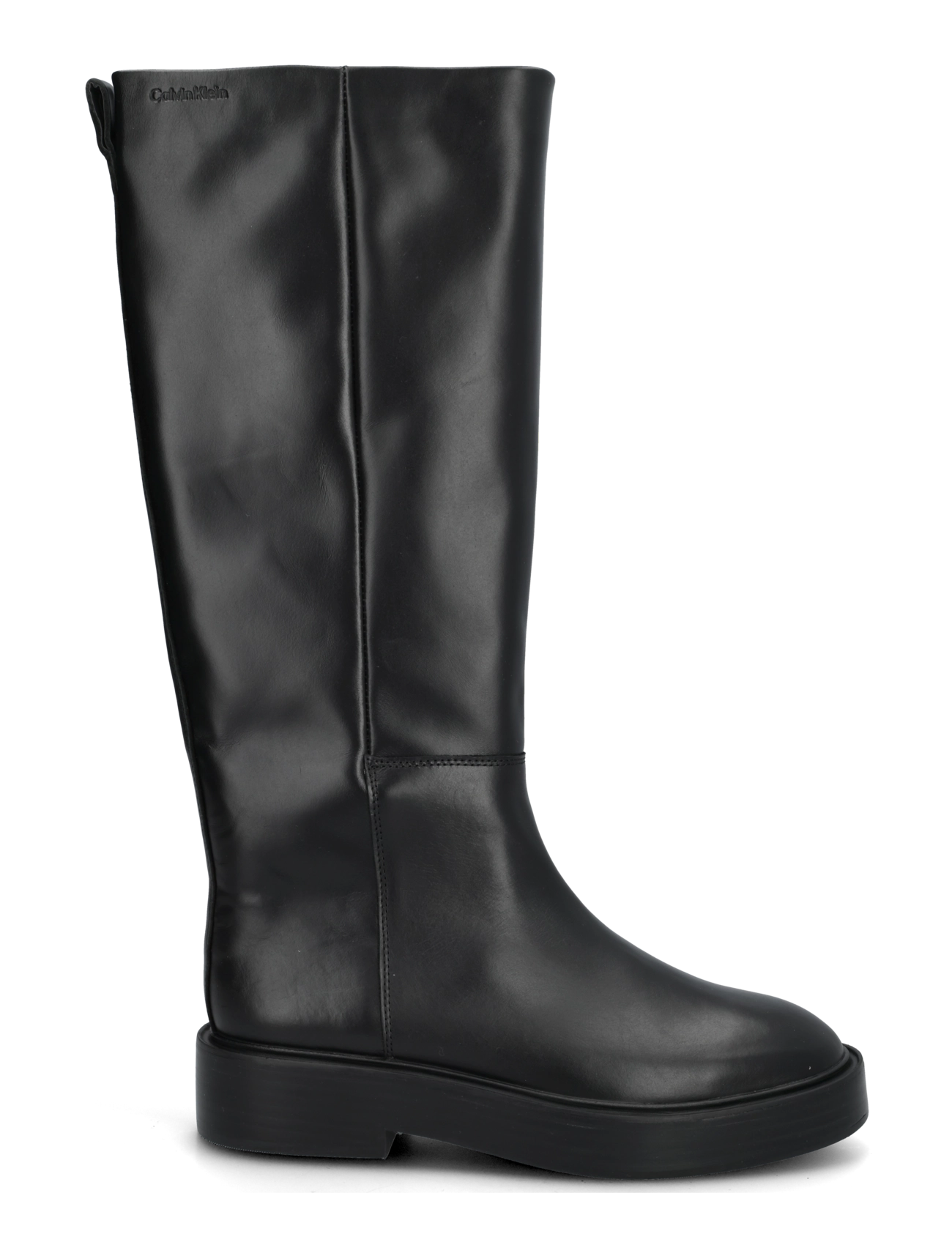 Calvin Klein - CONC WELT HIGH BOOT LTH - knähöga stövlar - triple black - 2