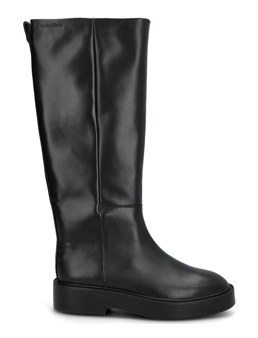 Calvin Klein - CONC WELT HIGH BOOT LTH - knähöga stövlar - triple black - 2