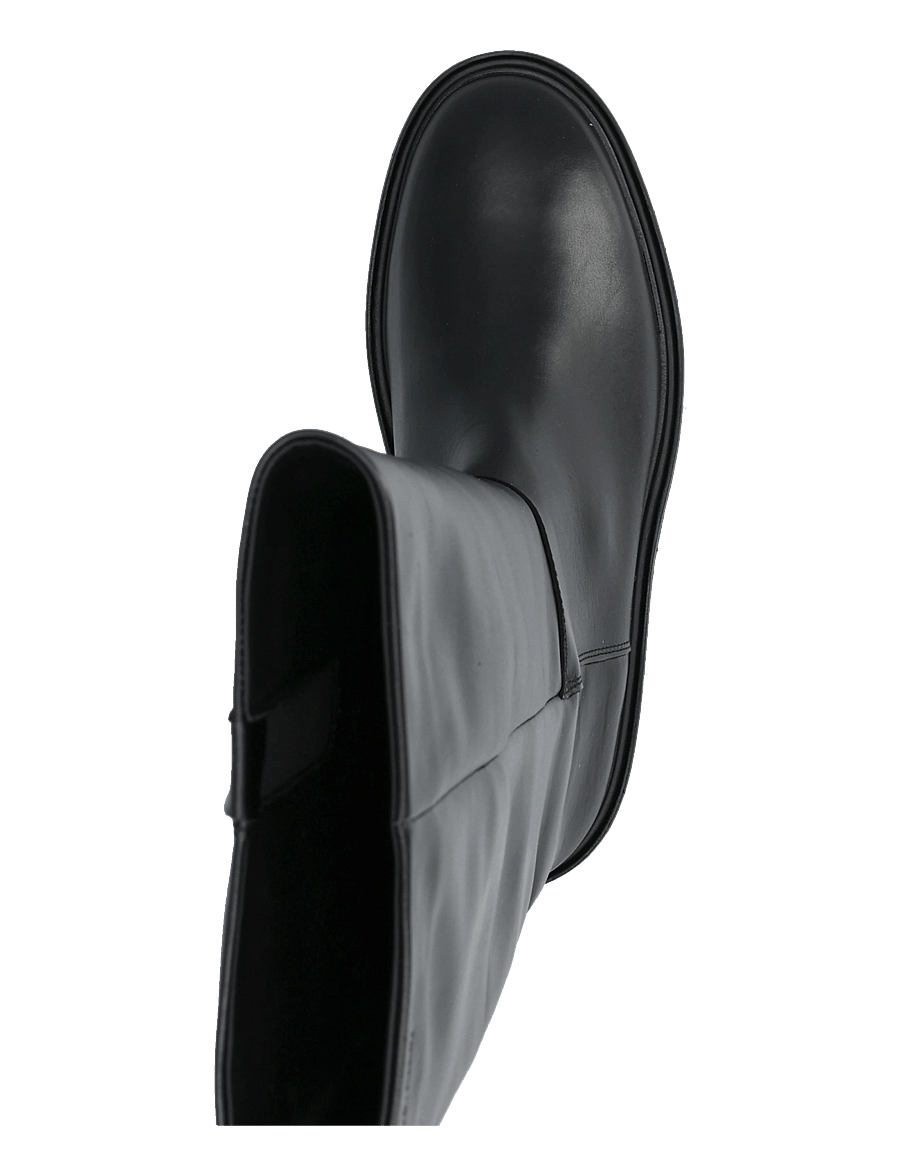 Calvin Klein - CONC WELT HIGH BOOT LTH - knähöga stövlar - triple black - 3