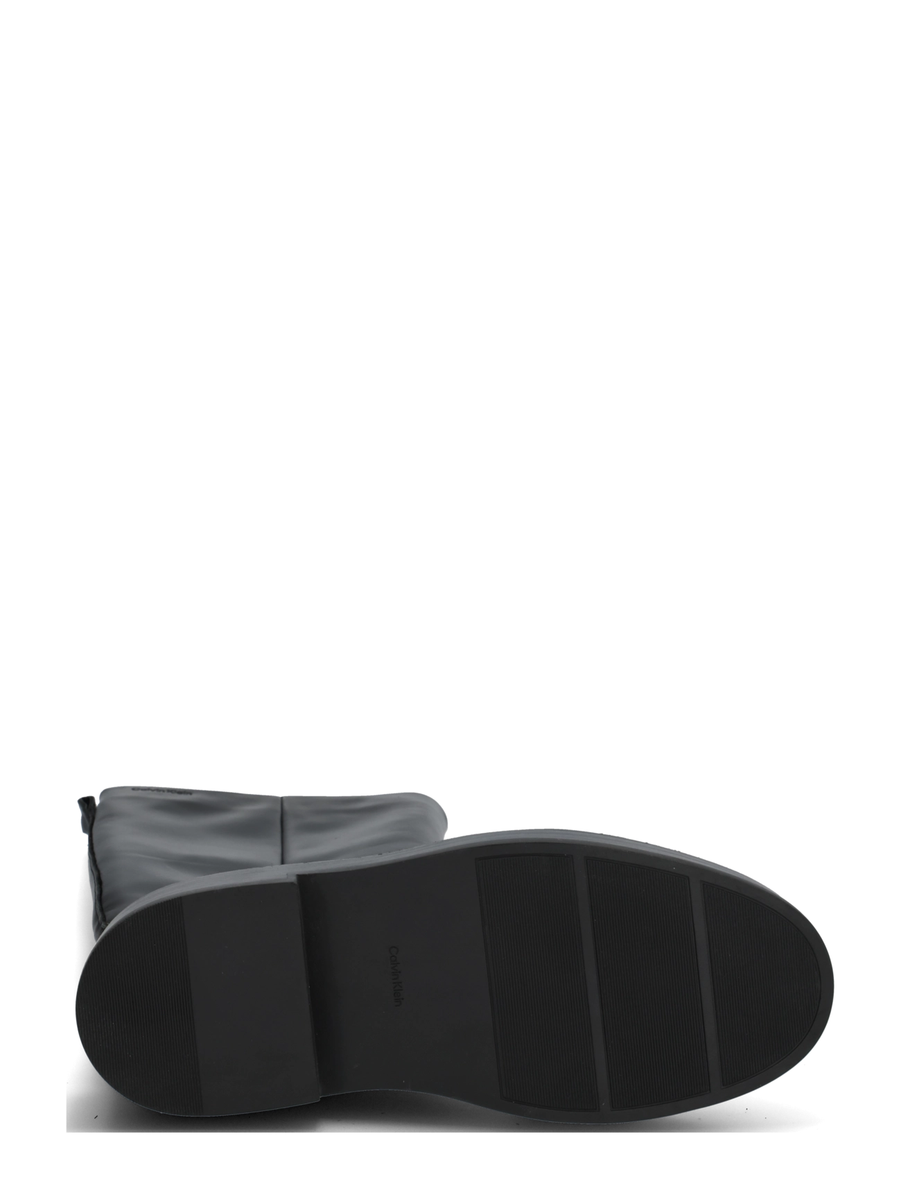 Calvin Klein - CONC WELT HIGH BOOT LTH - knähöga stövlar - triple black - 4