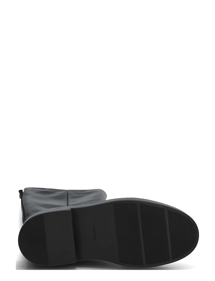 Calvin Klein - CONC WELT HIGH BOOT LTH - knähöga stövlar - triple black - 4