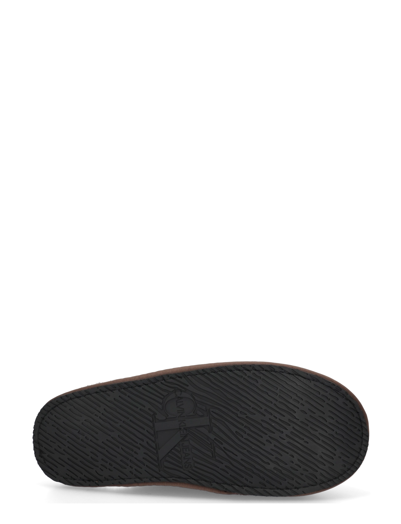 Calvin Klein - HOTEL SLIPPER SATIN WL EMBLEM - hjemmesko - fudge black - 4