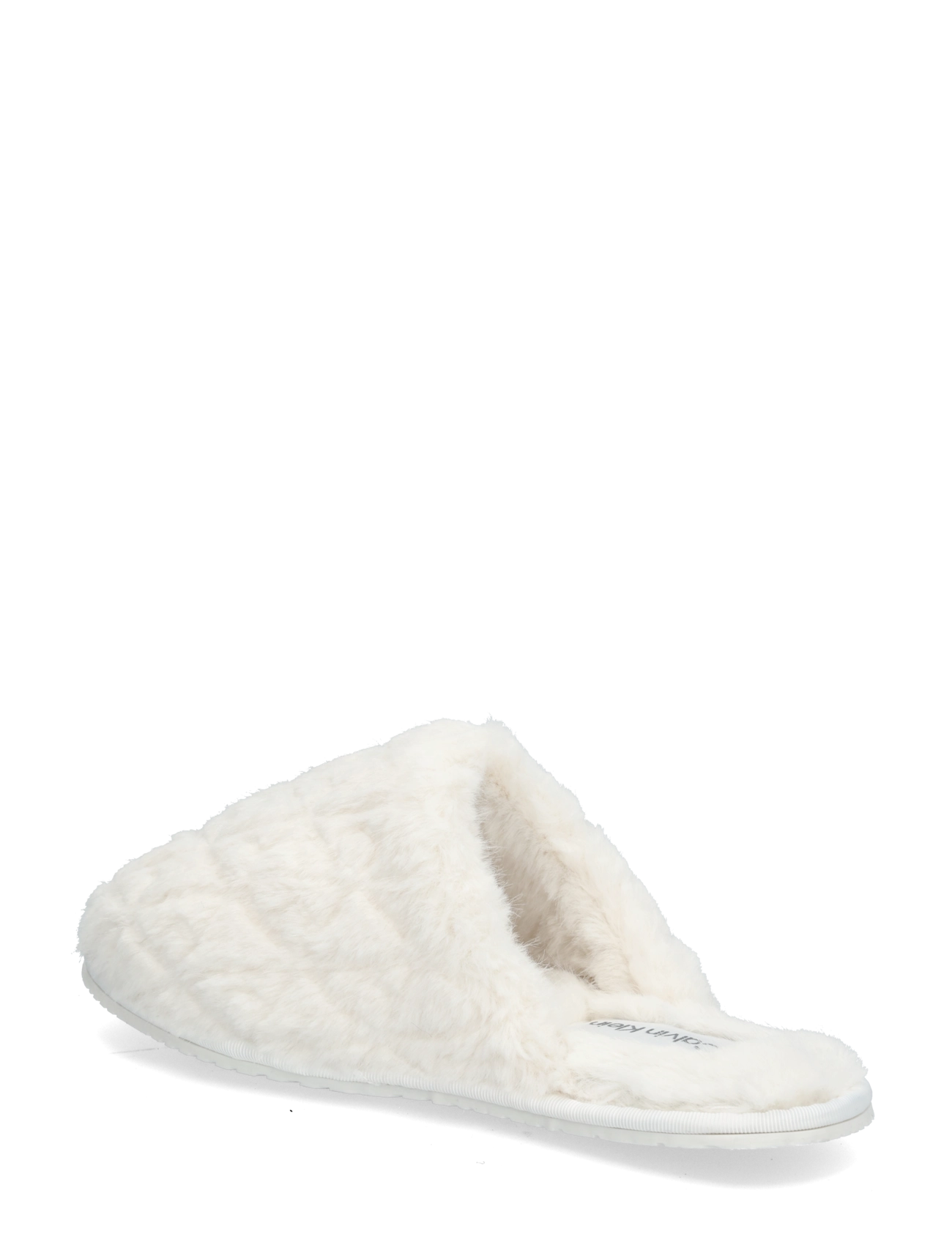 Calvin Klein - HOME SLIPPER FUR AOP - igapäevane stiil - off white - 1