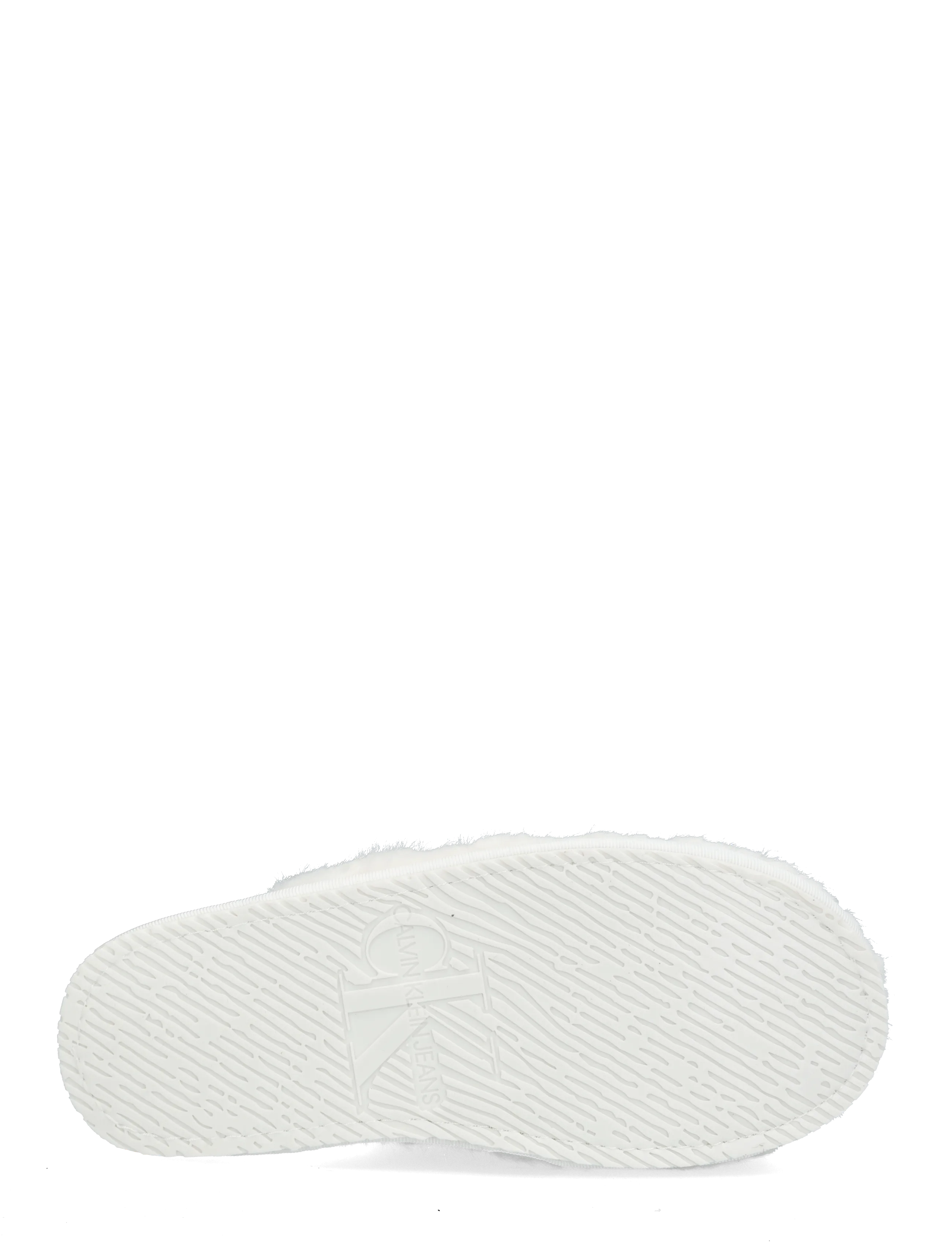 Calvin Klein - HOME SLIPPER FUR AOP - hverdags stil - off white - 4
