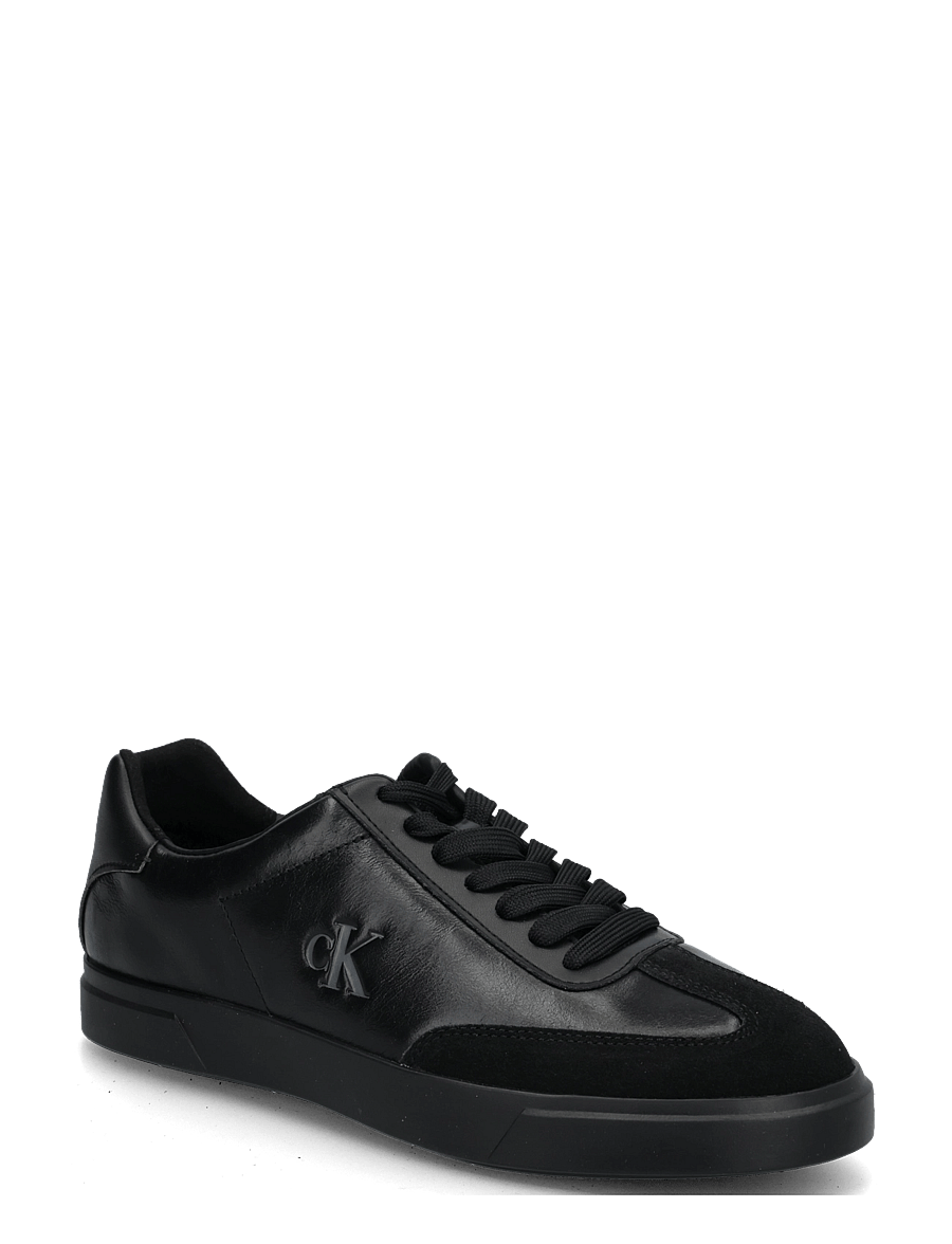 Calvin Klein - LOW PRO CUPS WINGT TEXT LTH SUE - låga sneakers - black granite grey - 0