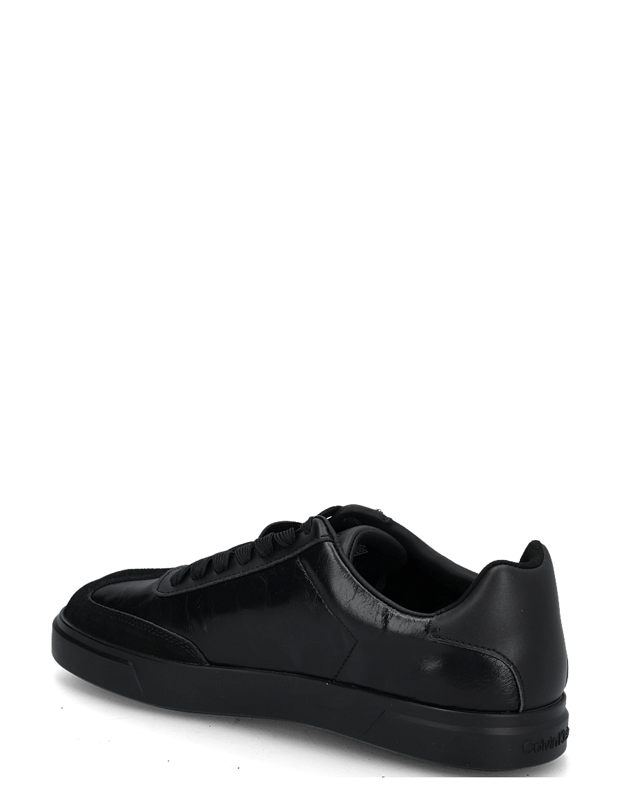 Calvin Klein - LOW PRO CUPS WINGT TEXT LTH SUE - låga sneakers - black granite grey - 1