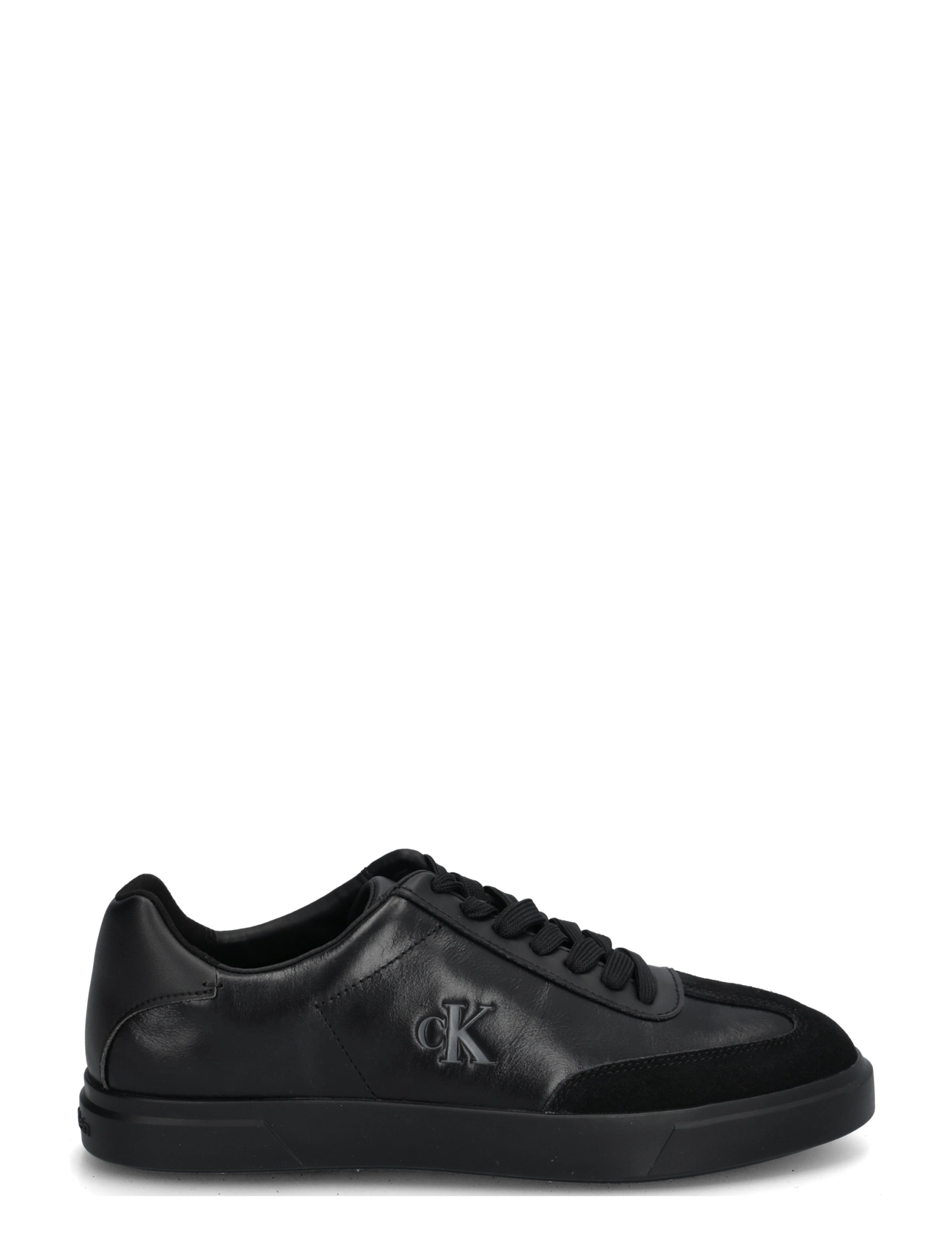 Calvin Klein - LOW PRO CUPS WINGT TEXT LTH SUE - låga sneakers - black granite grey - 2
