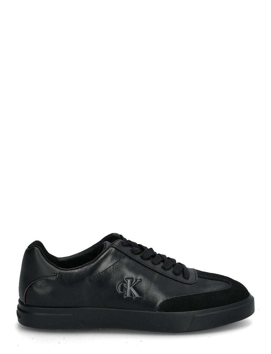 Calvin Klein - LOW PRO CUPS WINGT TEXT LTH SUE - lave sneakers - black granite grey - 2