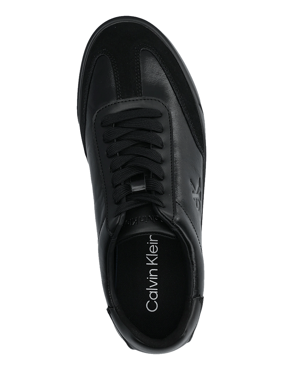 Calvin Klein - LOW PRO CUPS WINGT TEXT LTH SUE - låga sneakers - black granite grey - 3