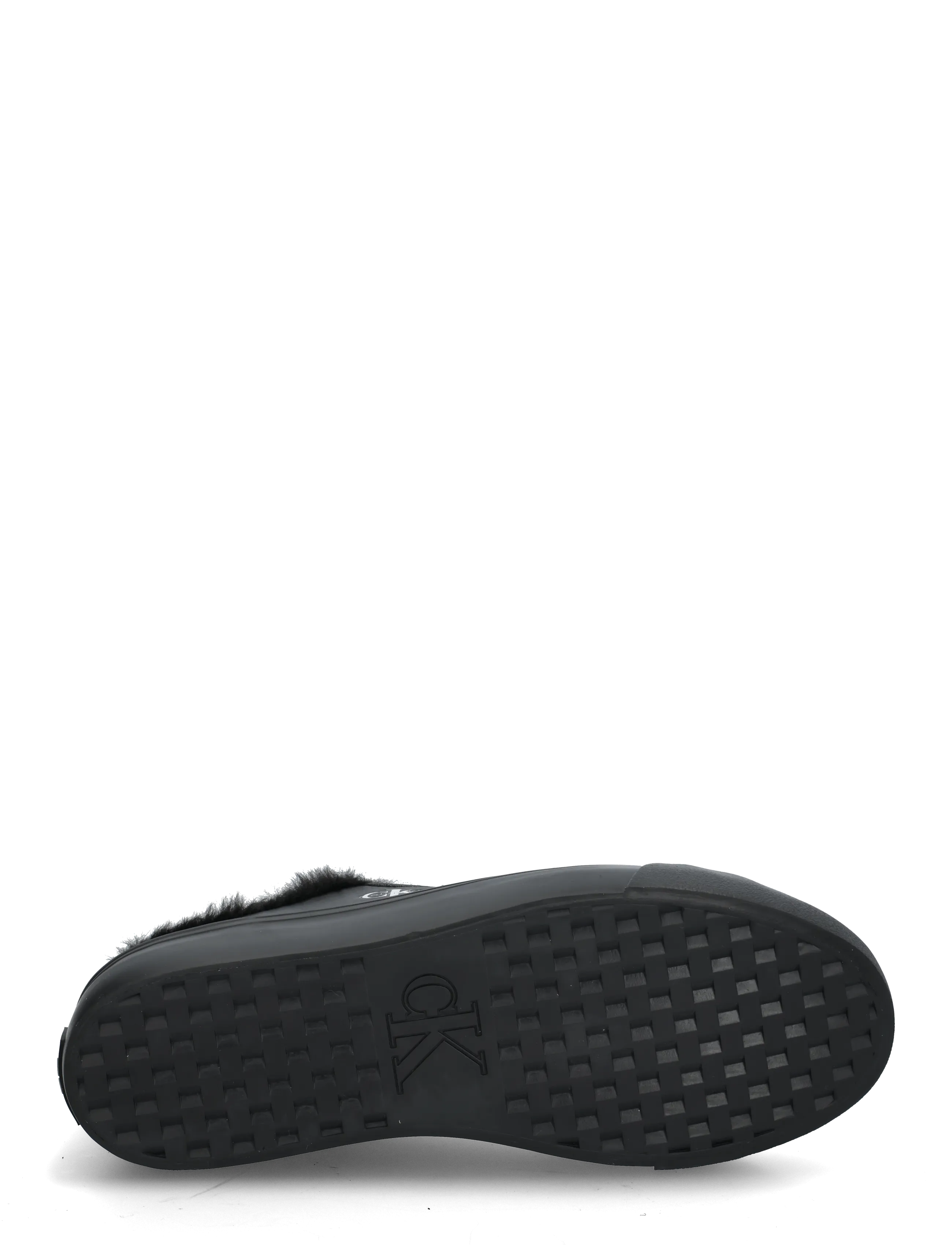 Calvin Klein - VULC FLATF LACEUP LTH FUR - gefütterte sneaker - triple black - 4