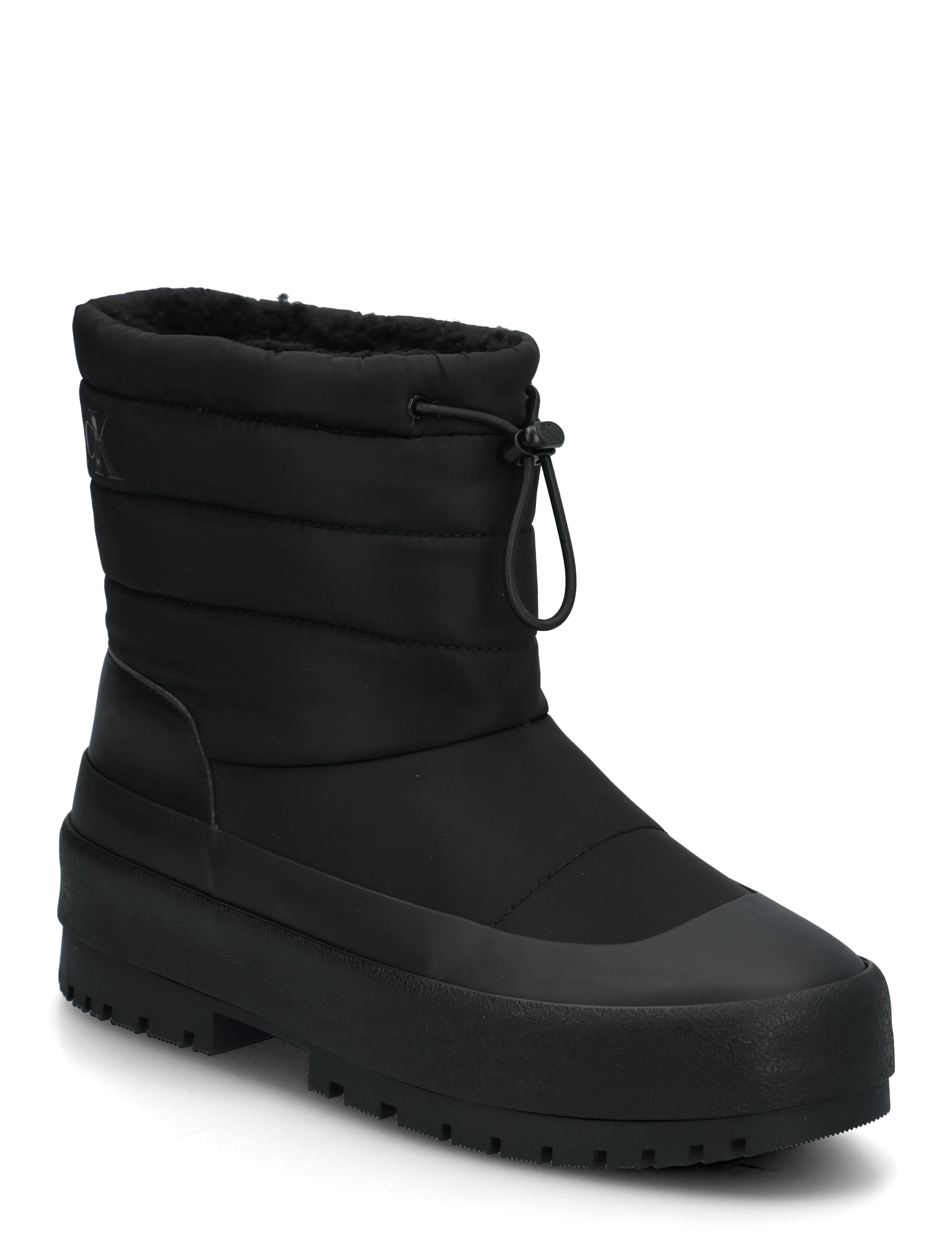 Calvin Klein VULC FLATFORM SNOWBOOT NYL - Schuhe - TRIPLE BLACK / black