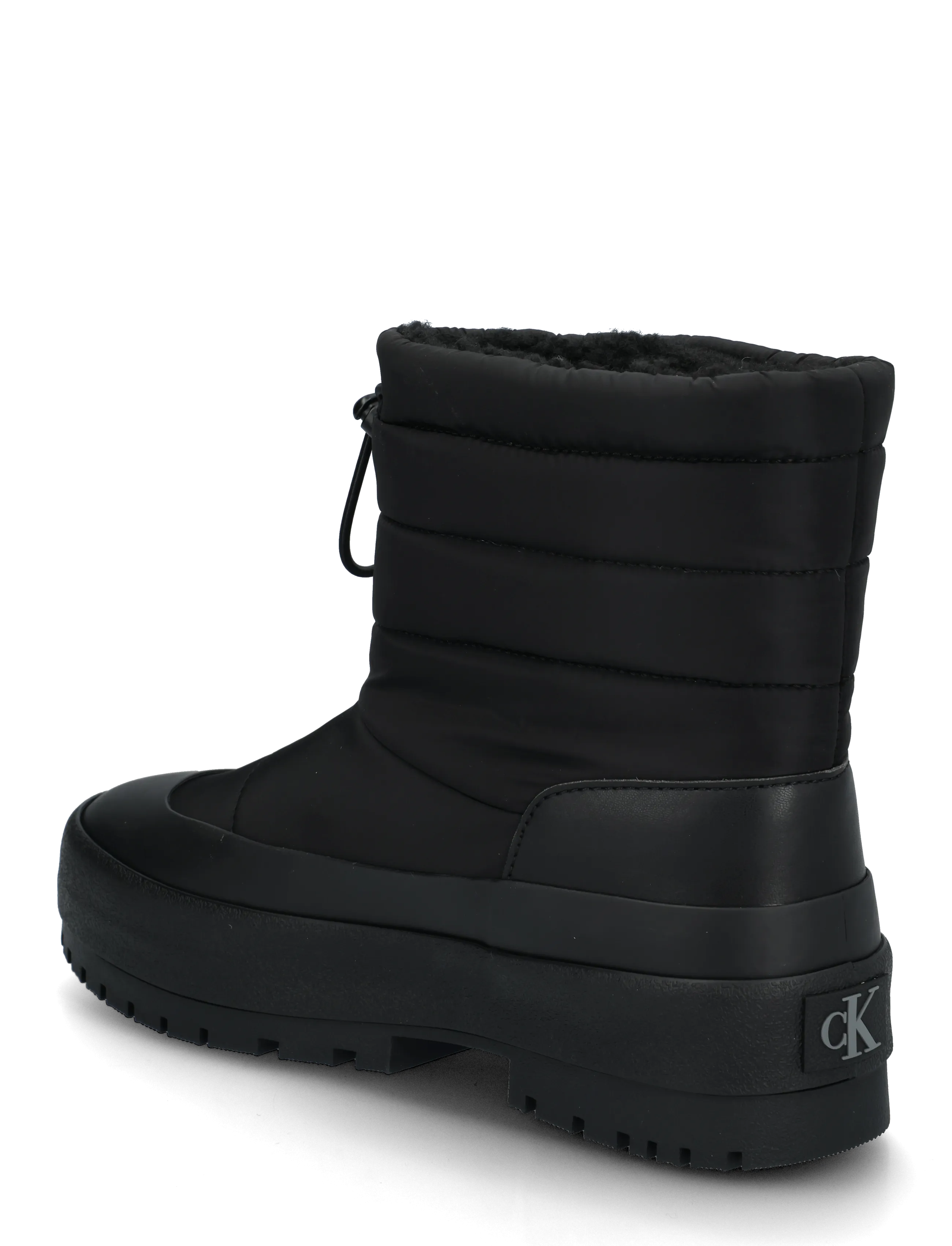 Calvin Klein - VULC FLATFORM SNOWBOOT NYL - flade ankelstøvler - triple black - 1