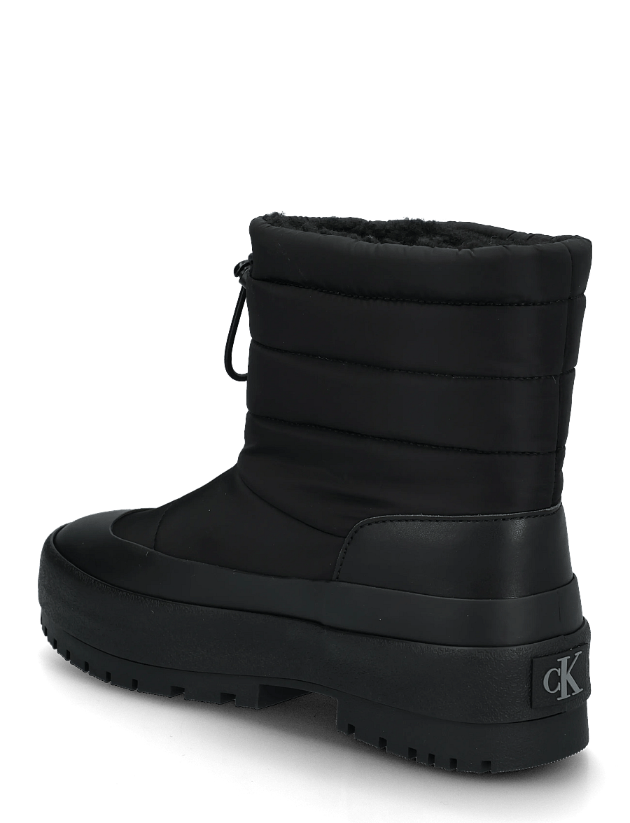 Calvin Klein - VULC FLATFORM SNOWBOOT NYL - flade ankelstøvler - triple black - 1