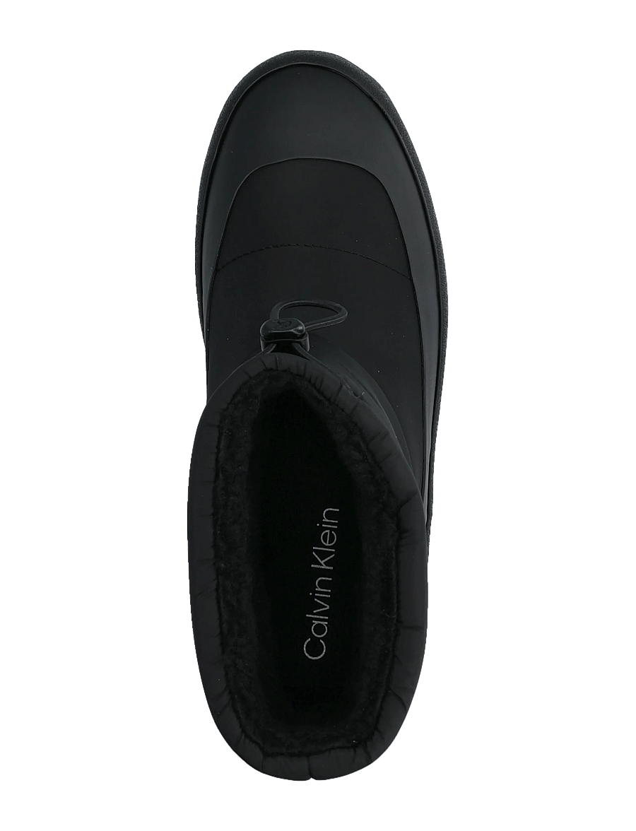 Calvin Klein - VULC FLATFORM SNOWBOOT NYL - flade ankelstøvler - triple black - 3