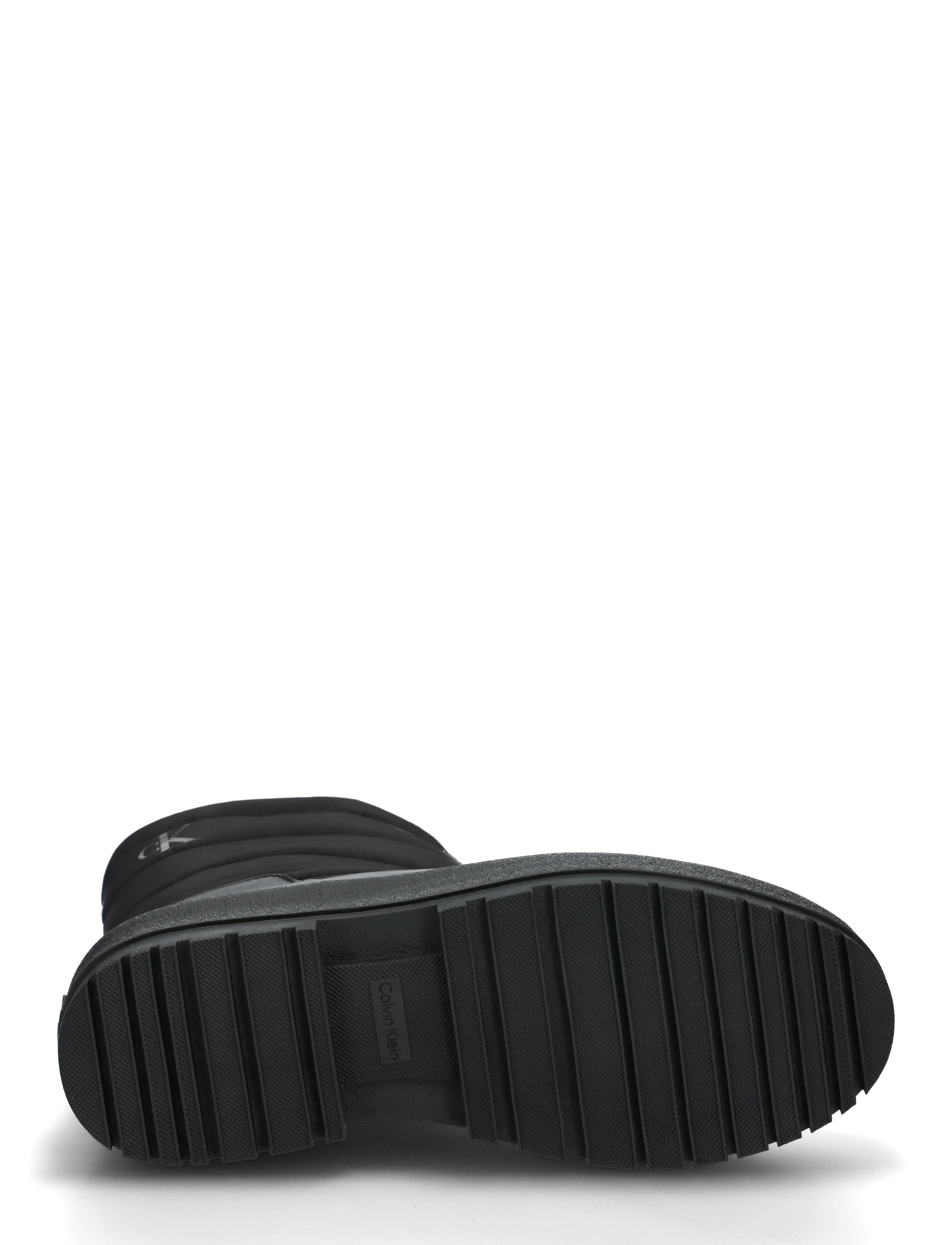Calvin Klein - VULC FLATFORM SNOWBOOT NYL - flade ankelstøvler - triple black - 4