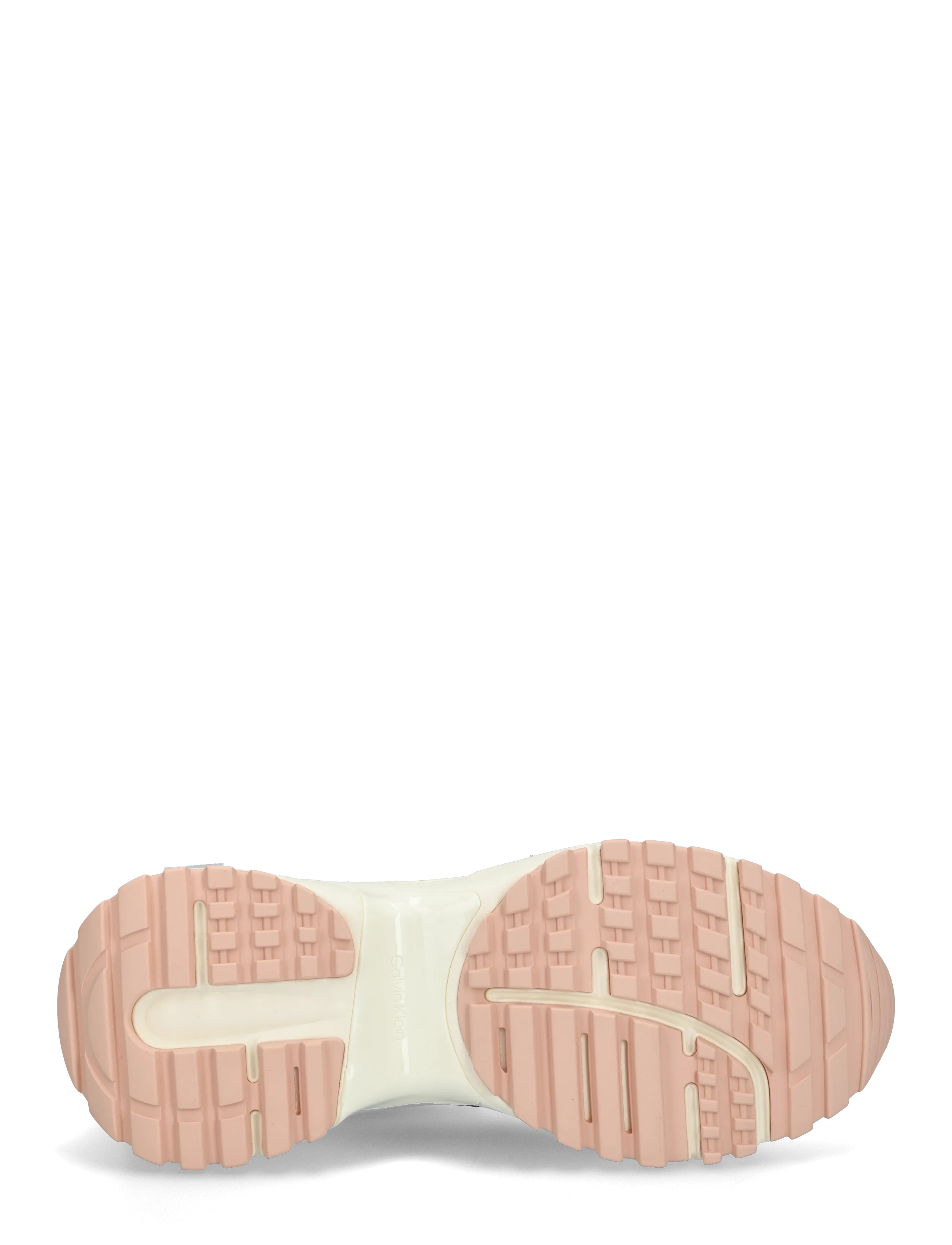 Calvin Klein - HIKE RUN CKSTR MESH-LTH MET - lave sneakers - silver spanish villa marshmallow - 4