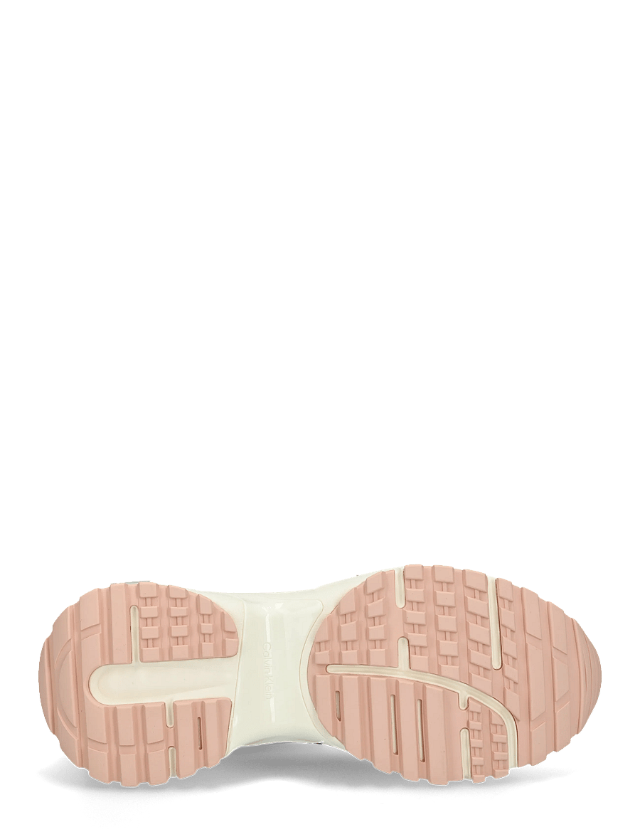 Calvin Klein - HIKE RUN CKSTR MESH-LTH MET - lave sneakers - silver spanish villa marshmallow - 4