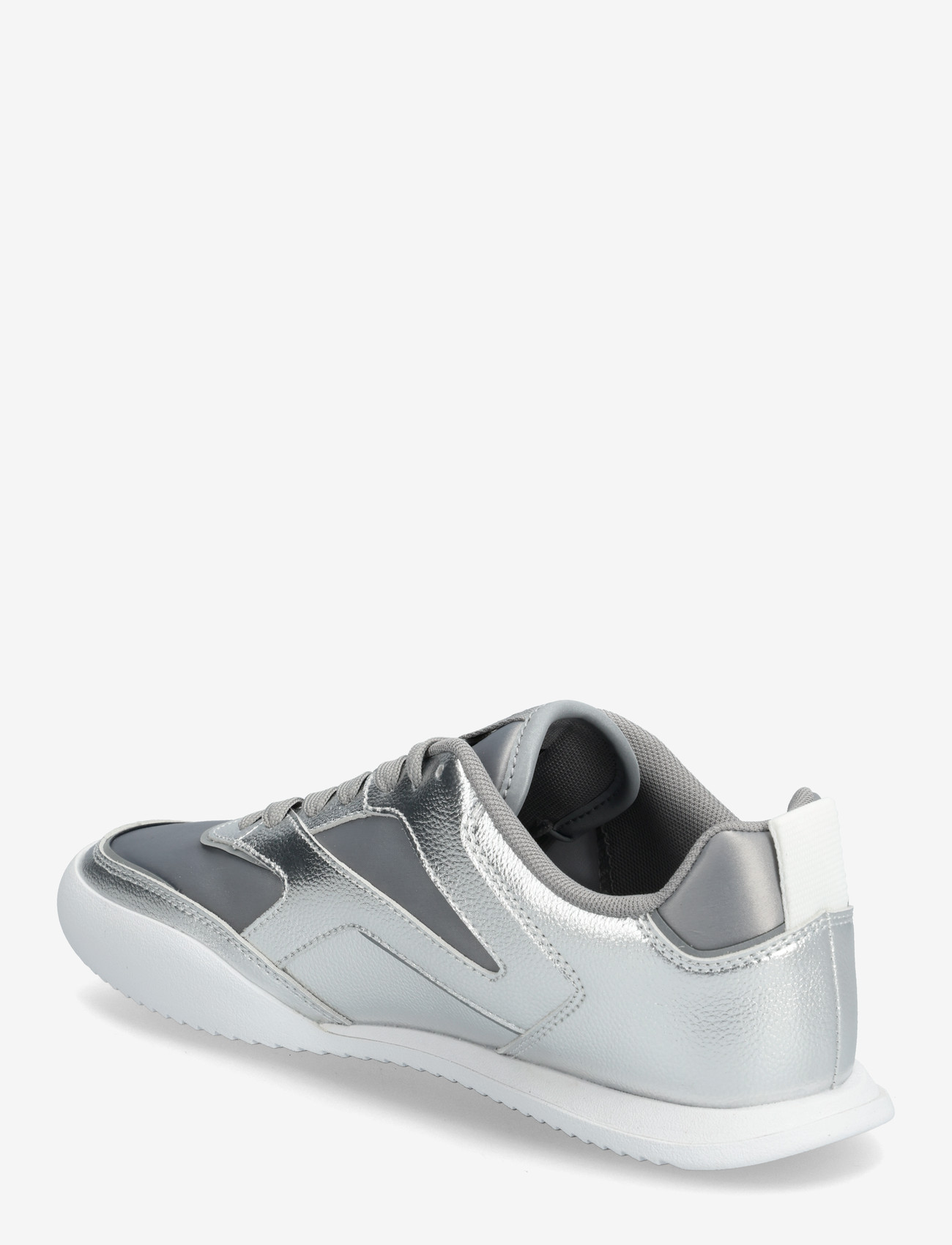 Calvin Klein - LOW PRO RUN LACE STRIPE MET LTH - lave sneakers - silver - 2