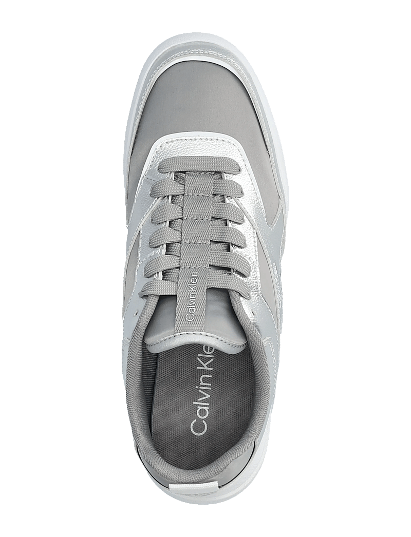 Calvin Klein - LOW PRO RUN LACE STRIPE MET LTH - lave sneakers - silver - 3