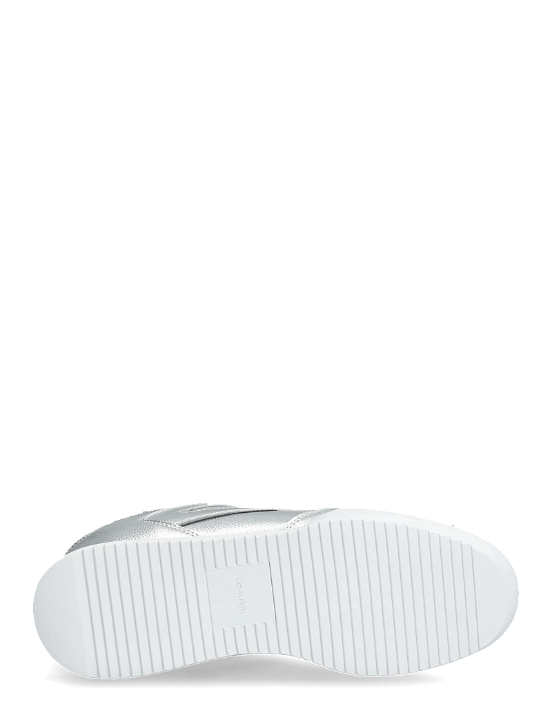 Calvin Klein - LOW PRO RUN LACE STRIPE MET LTH - lave sneakers - silver - 4