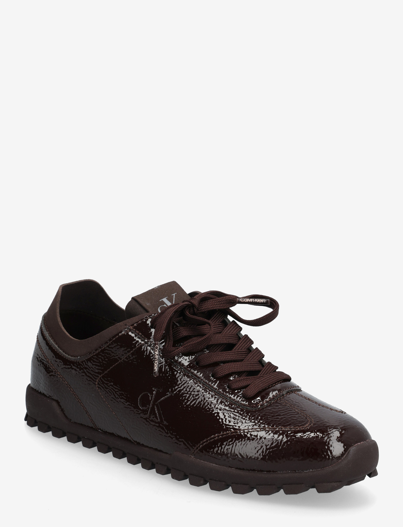 Calvin Klein - LOW PROFILE RUN MG POL MIX MAT - niedrige sneakers - bordeaux - 0