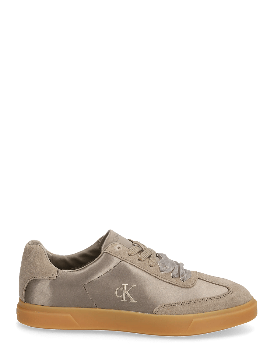 Calvin Klein - LOW PRO CUPSOLE WT SATIN MIX - lave sneakers - desert taupe gum - 1