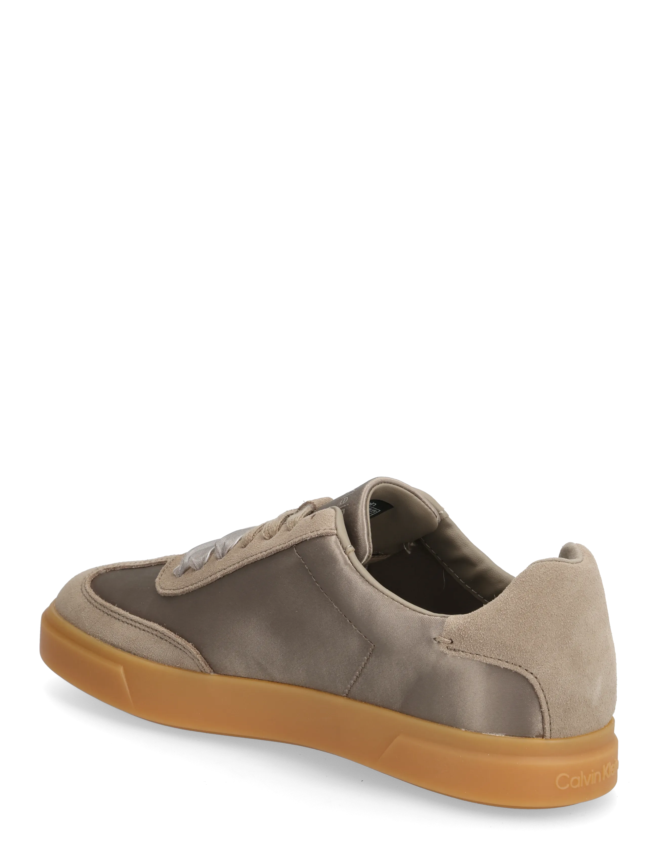 Calvin Klein - LOW PRO CUPSOLE WT SATIN MIX - lave sneakers - desert taupe gum - 2