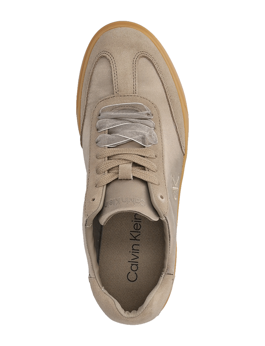 Calvin Klein - LOW PRO CUPSOLE WT SATIN MIX - lave sneakers - desert taupe gum - 3