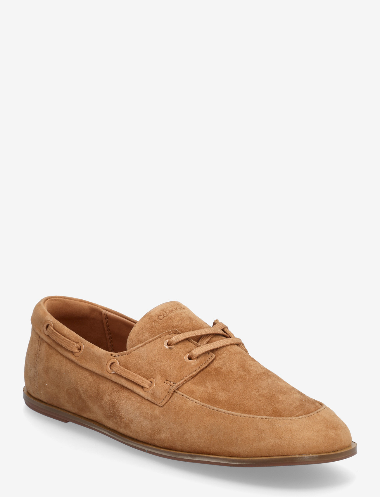 Calvin Klein - ESS BOATSHOE SUEDE - chaussure bateau - cashew - 0