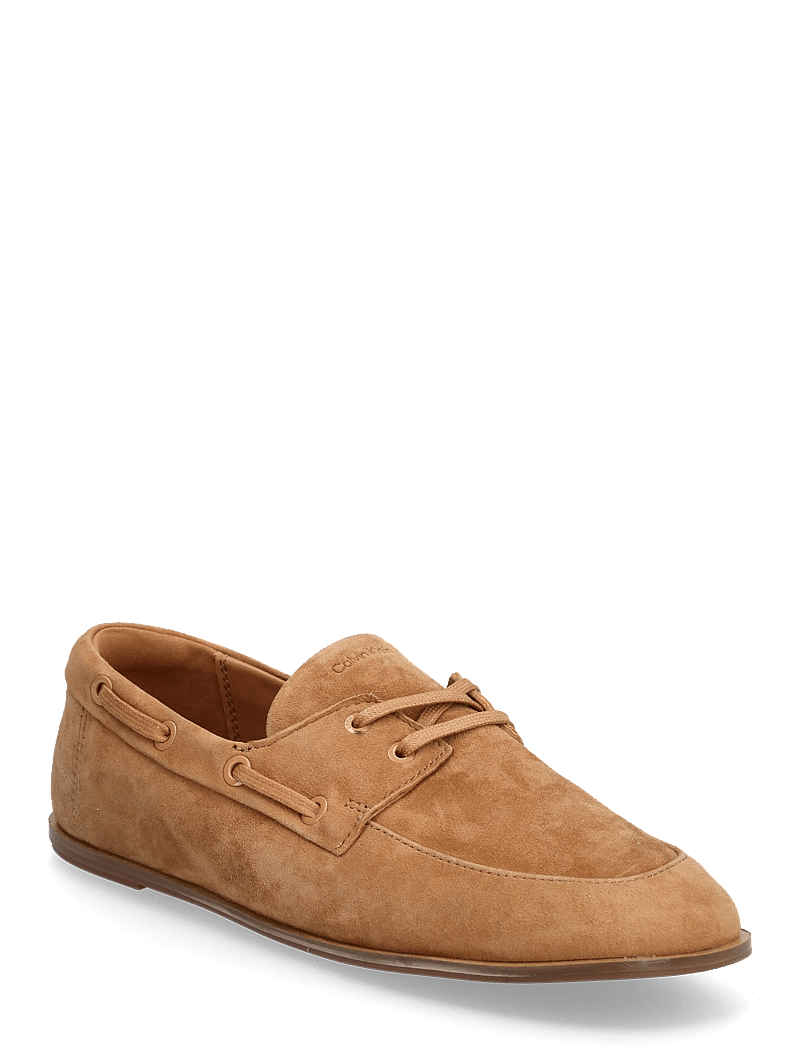 Calvin Klein - ESS BOATSHOE SUEDE - chaussure bateau - cashew - 0