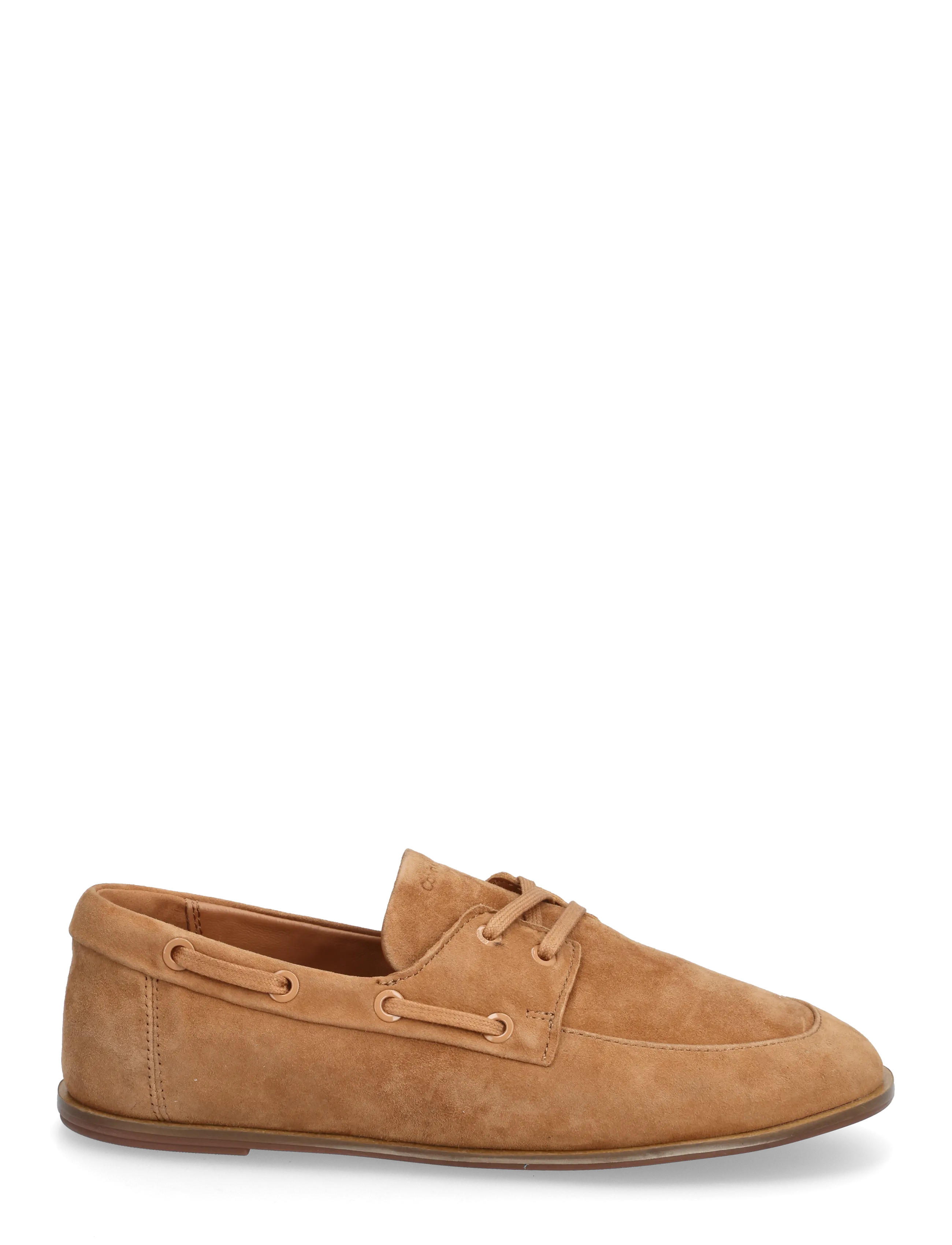 Calvin Klein - ESS BOATSHOE SUEDE - mokasinai - cashew - 1