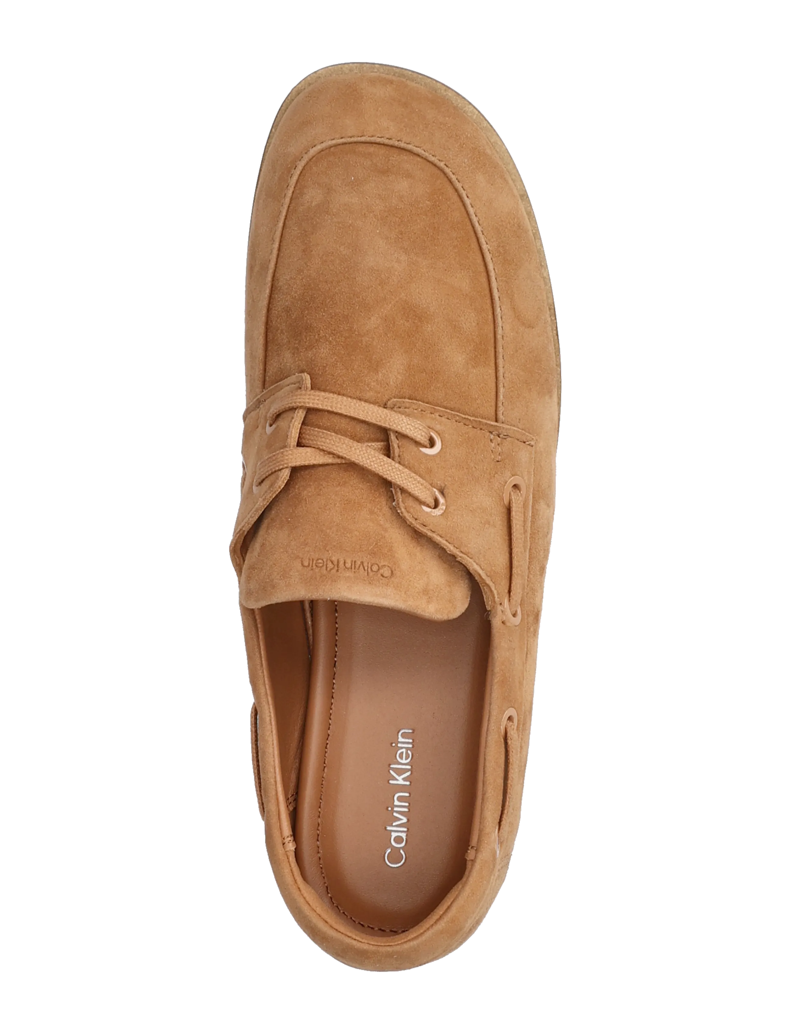 Calvin Klein - ESS BOATSHOE SUEDE - mokasinai - cashew - 3