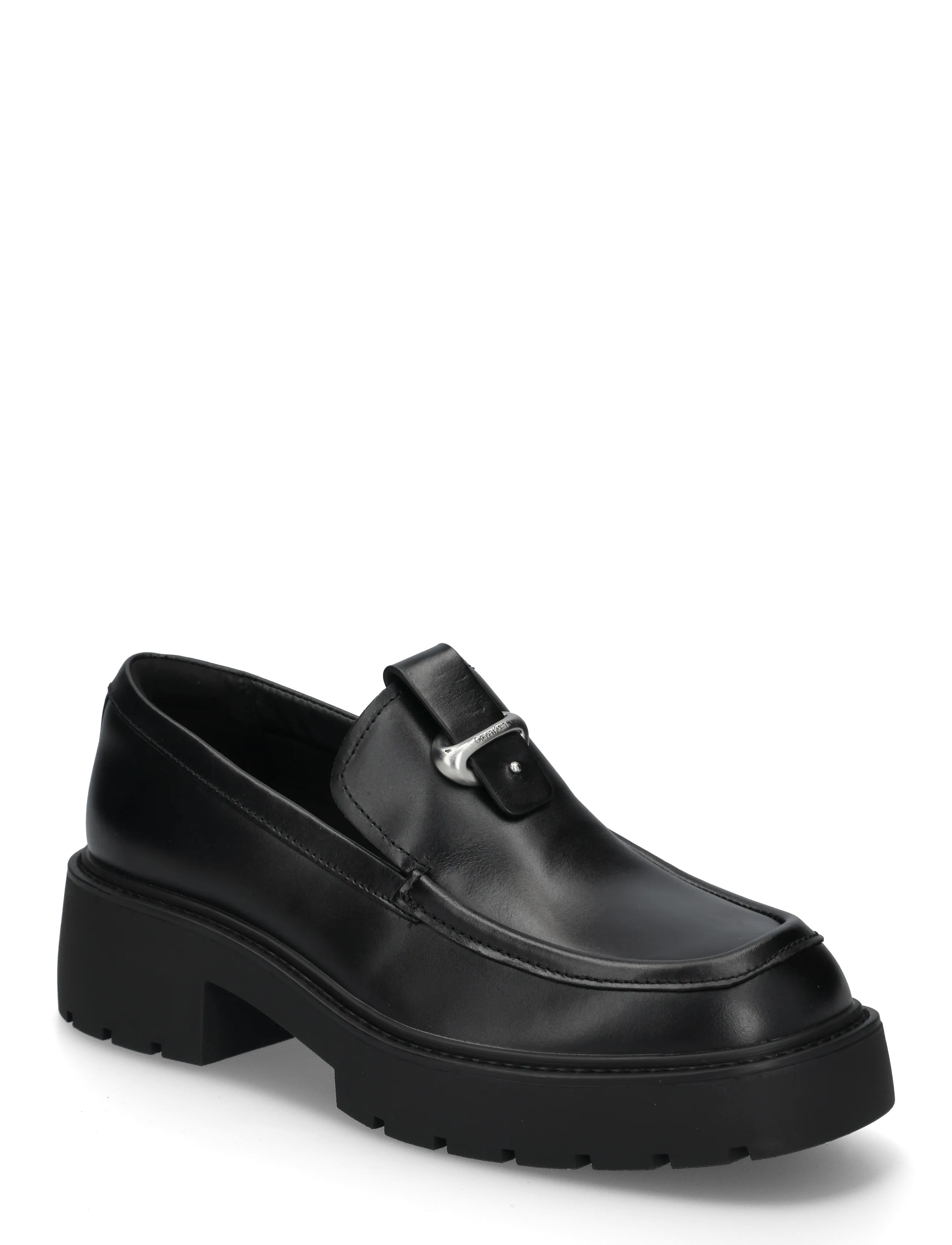 Calvin Klein CHUNKY LOAFER LTH HDW - Schuhe - TRIPLE BLACK / black