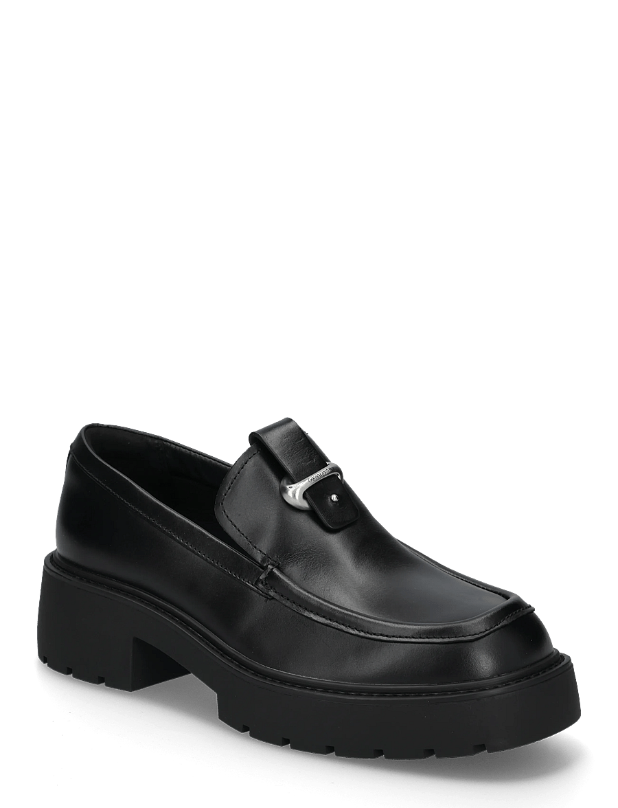 Calvin Klein - CHUNKY LOAFER LTH HDW - mode trends - triple black - 0