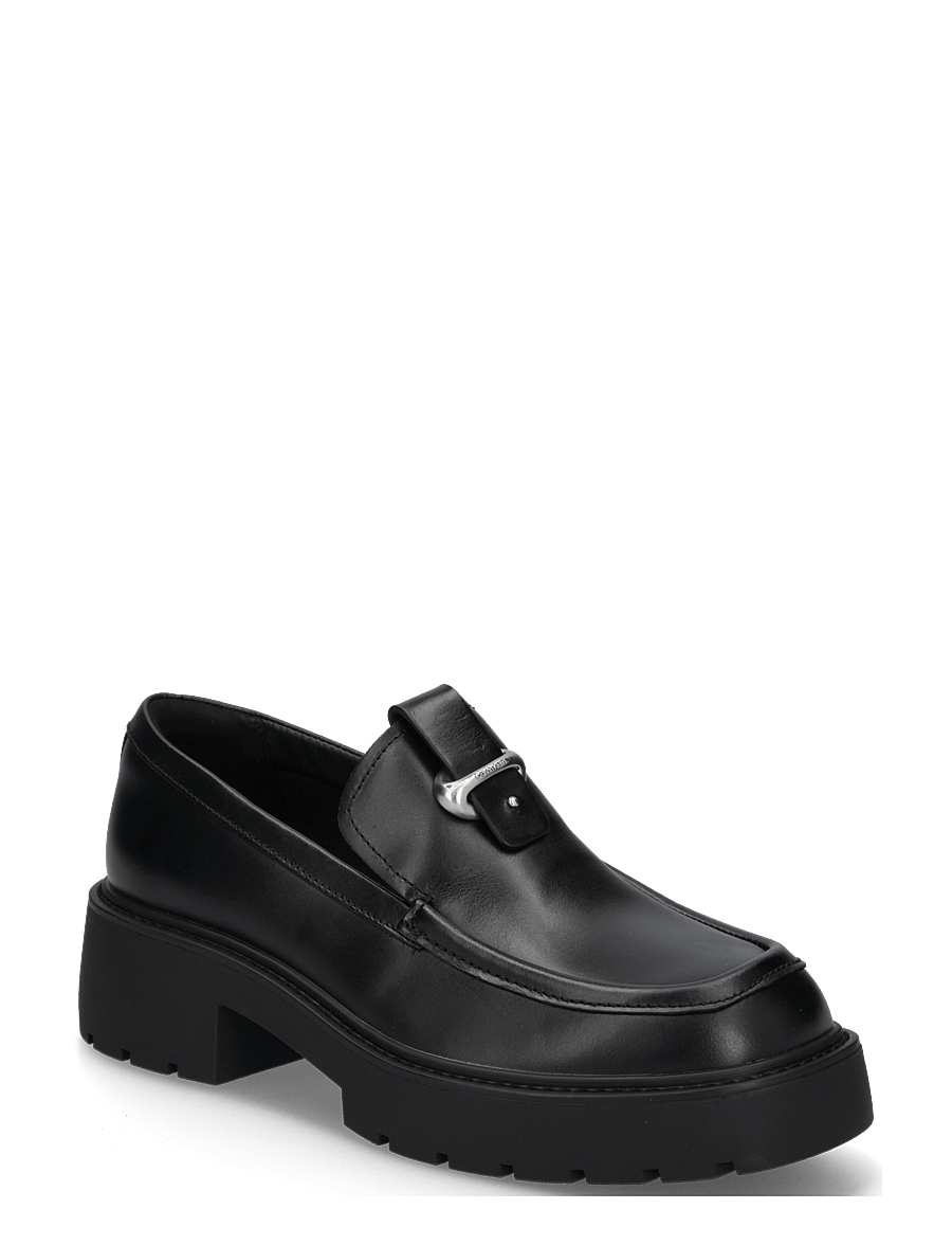 Calvin Klein - CHUNKY LOAFER LTH HDW - loafers - triple black - 0