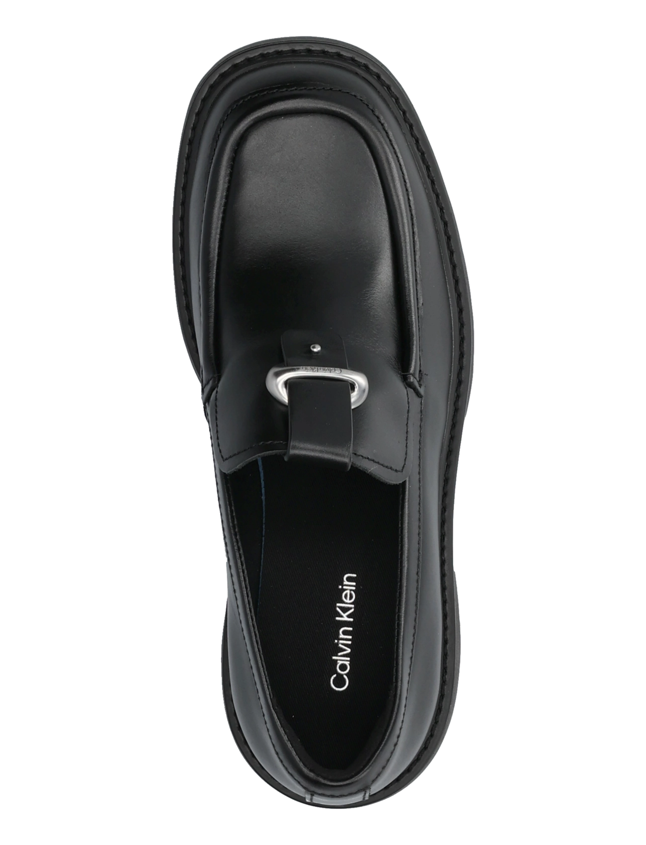 Calvin Klein - CHUNKY LOAFER LTH HDW - loafers - triple black - 3