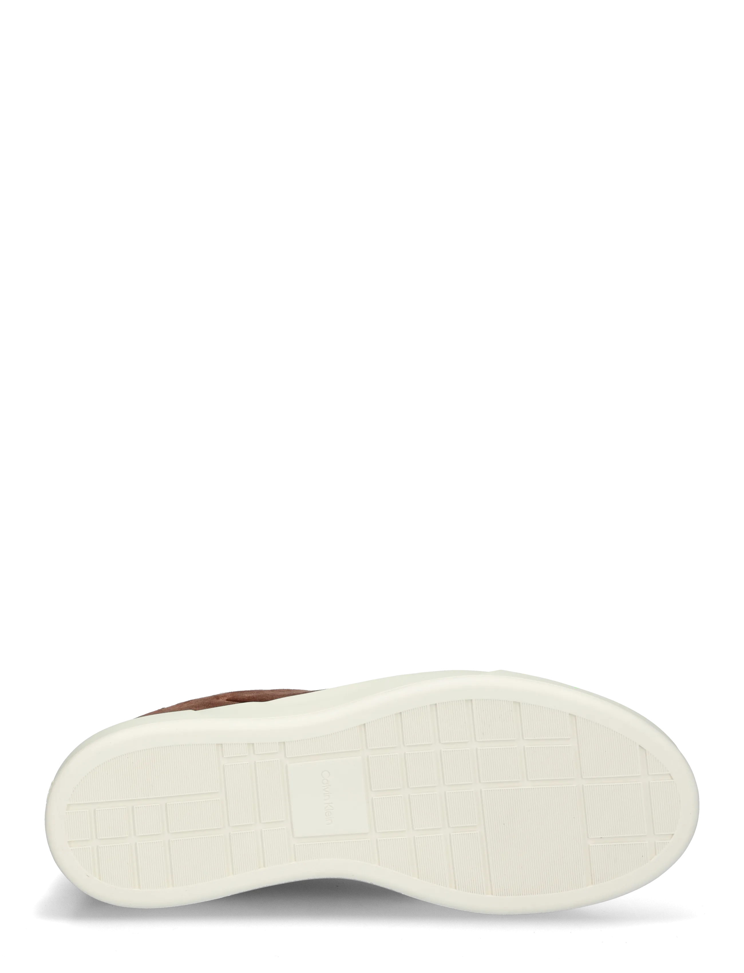 Calvin Klein - PRIME CUPS LACE OXF VELVET - lave sneakers - roasted nutmeg marshmallow - 4