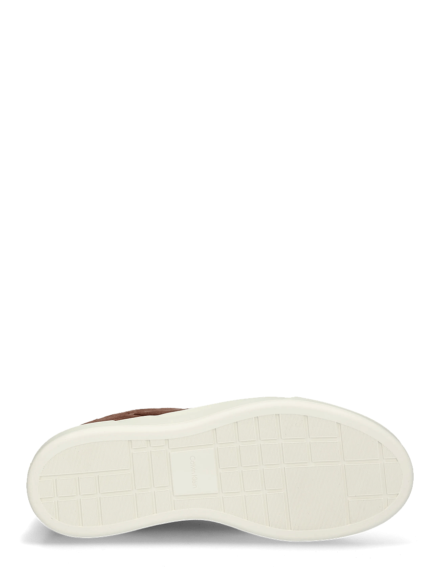 Calvin Klein - PRIME CUPS LACE OXF VELVET - niedrige sneaker - roasted nutmeg marshmallow - 4