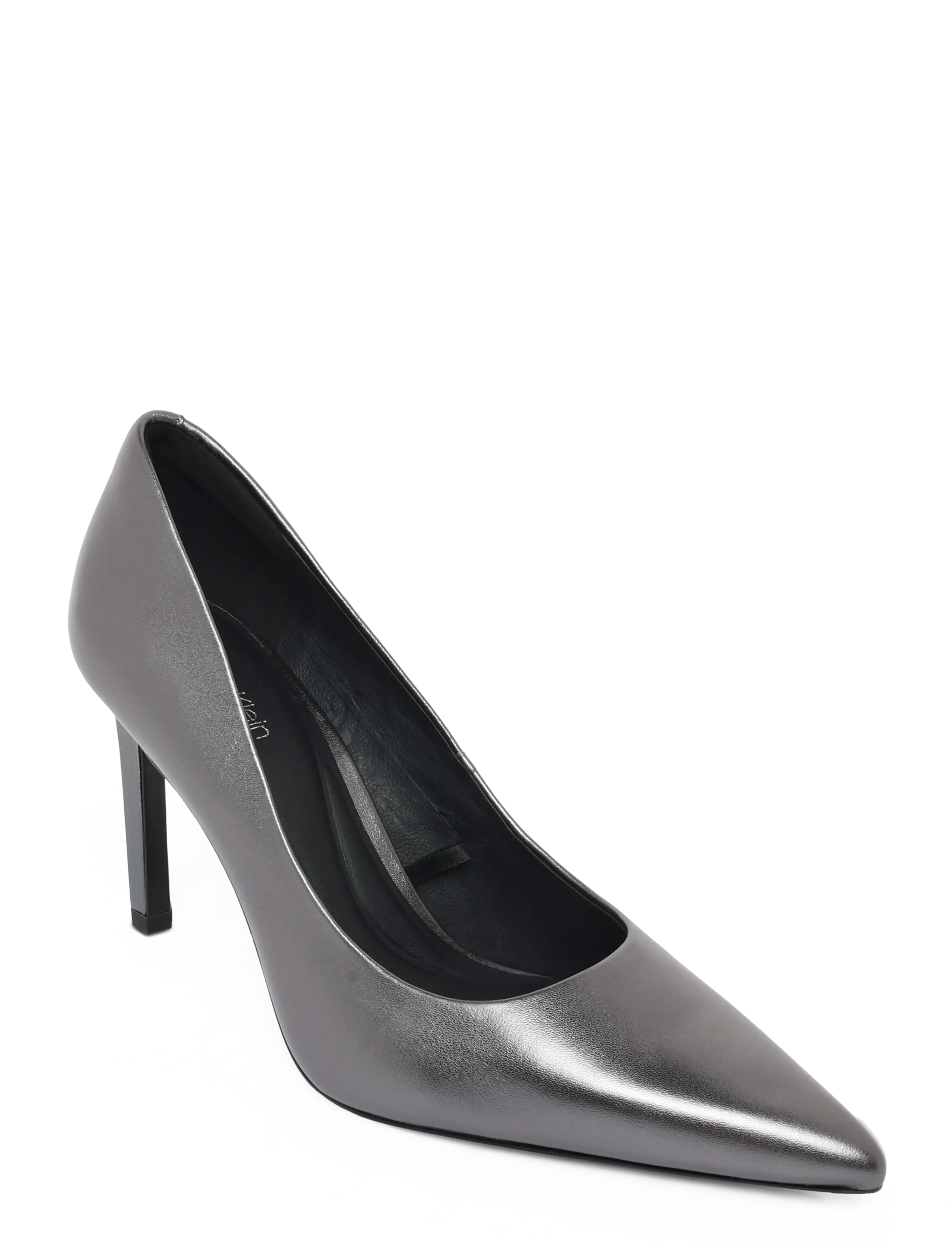 Calvin Klein ESS STILETTO 90 MET LTH - Schuhe - GUNMETAL / grey