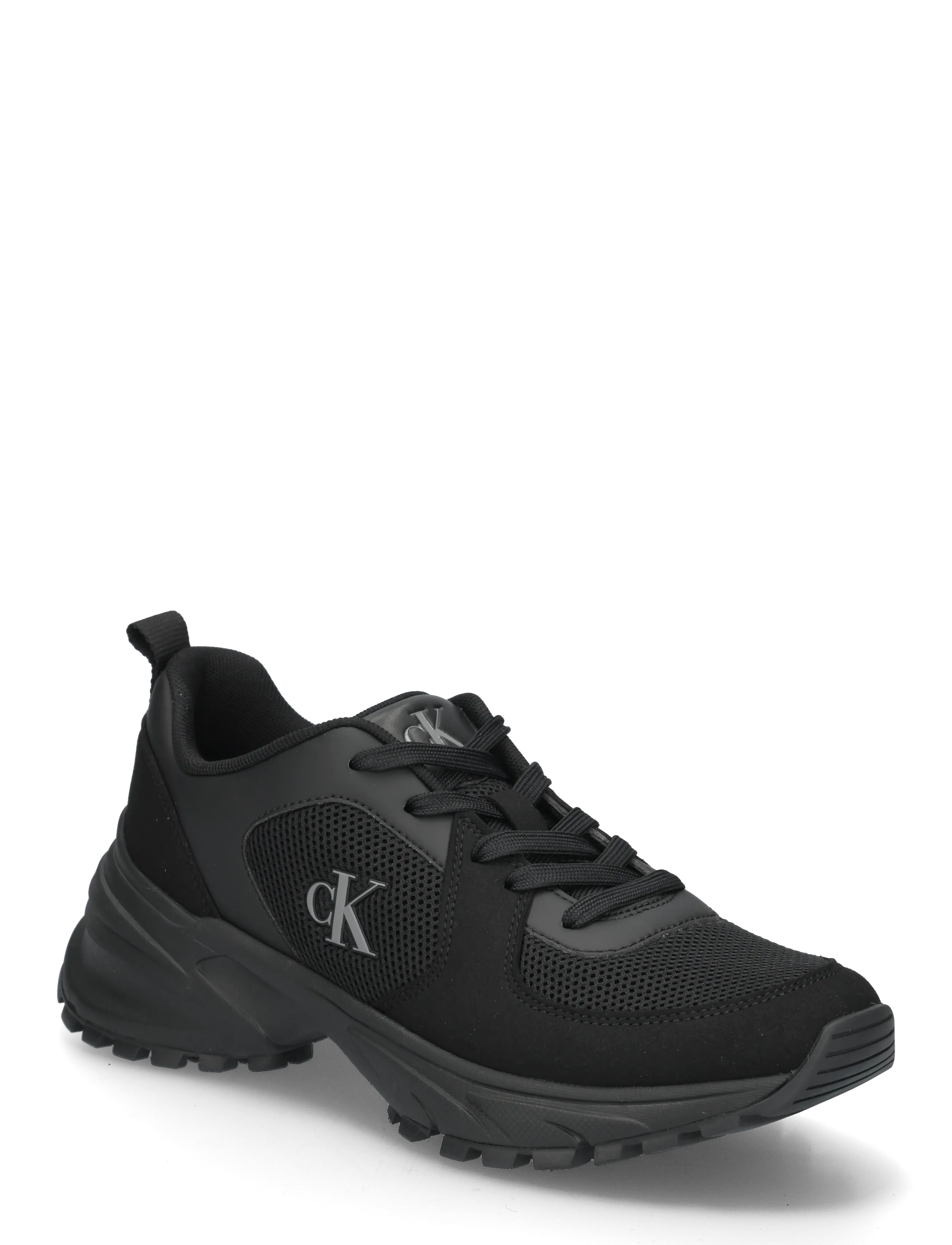 Calvin Klein HIKE RUNNER LACE UP SU MESH WMN - Sko - TRIPLE BLACK / black