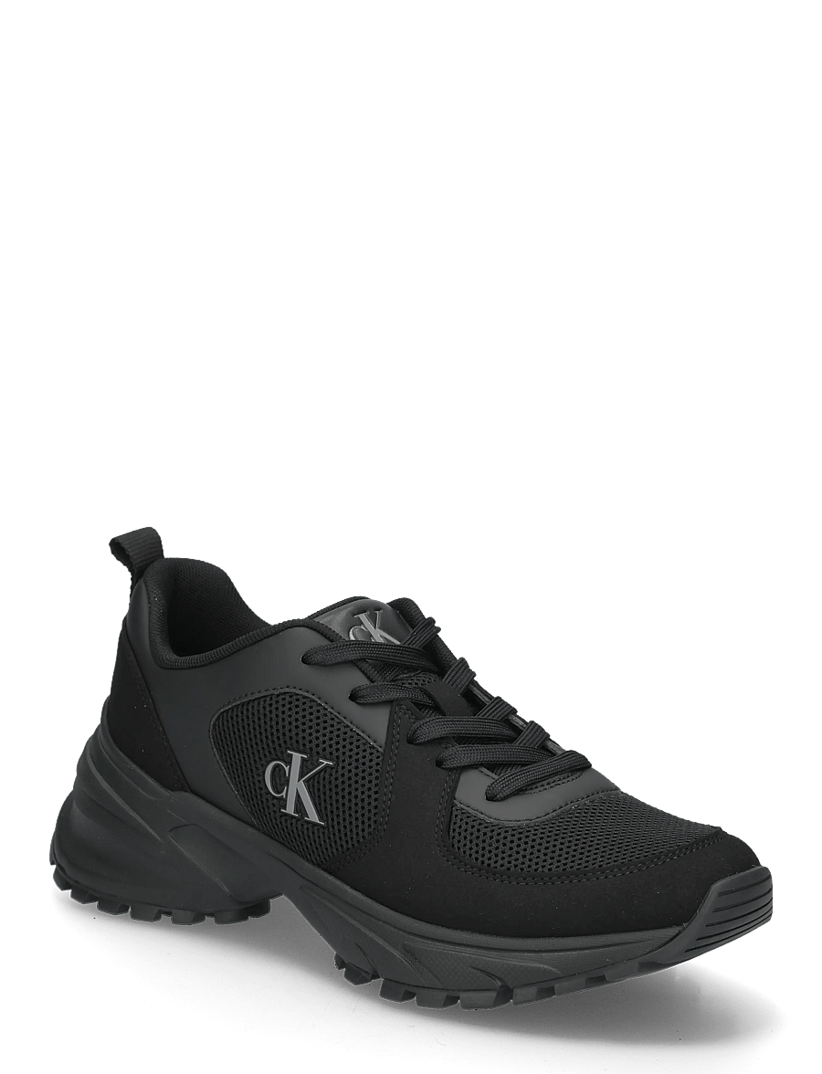 Calvin Klein - HIKE RUNNER LACE UP SU MESH WMN - lave sneakers - triple black - 0